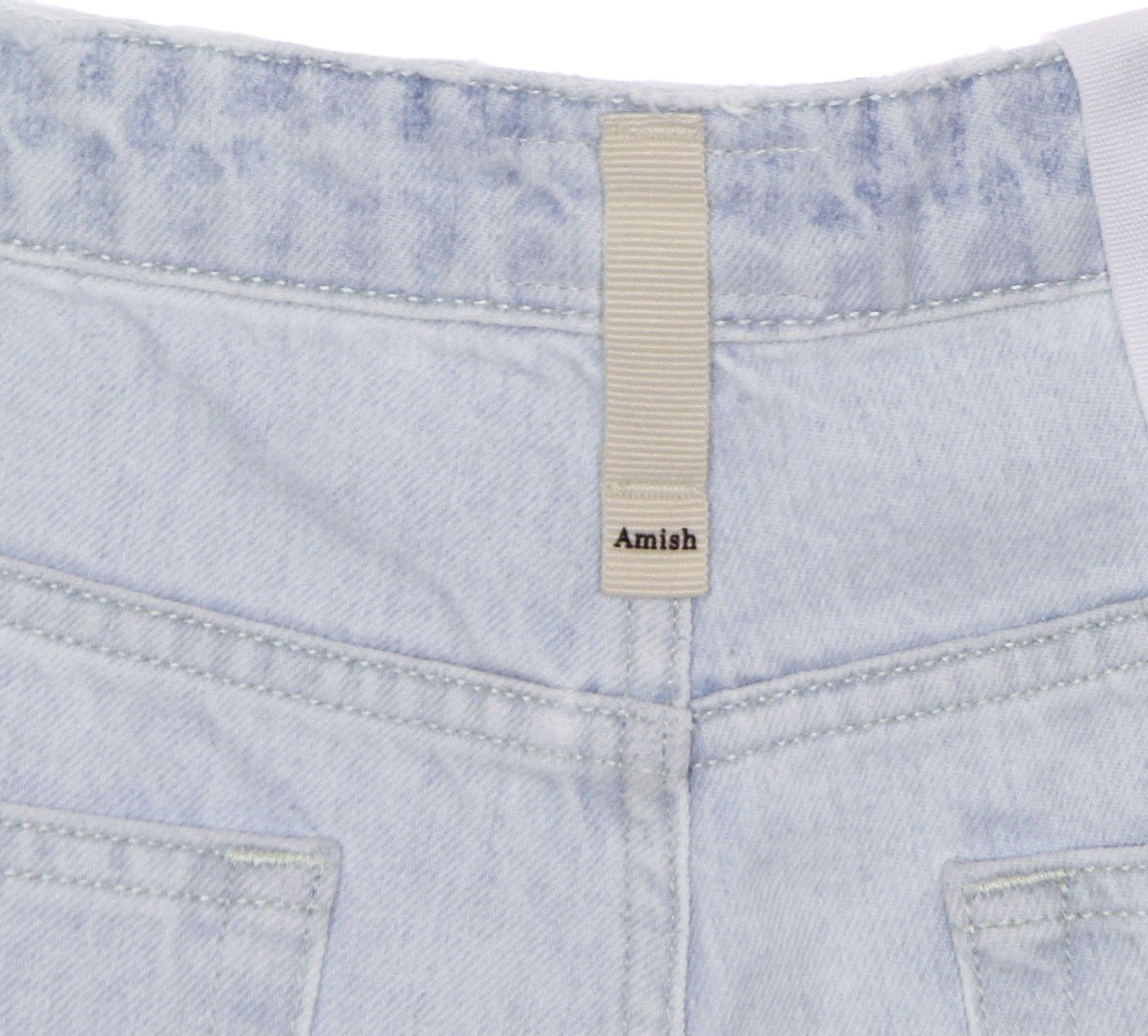 AMISH Jeans Corto Donna Short Ivy Amish Denim Hyper Bleach da donna in Pantaloncini Drestige - Casamassima, commercioVirtuoso.it