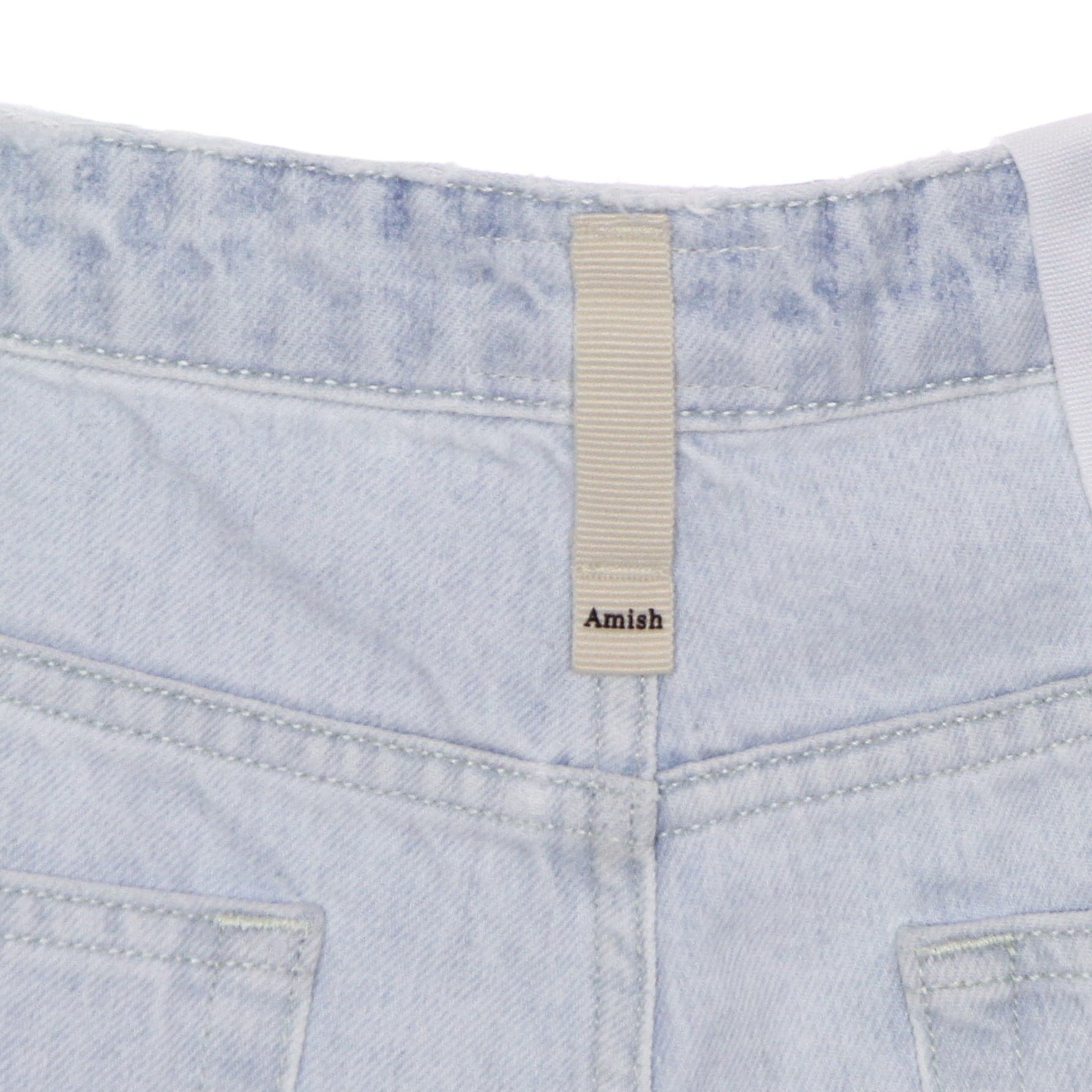 AMISH Jeans Corto Donna Short Ivy Amish Denim Hyper Bleach da donna in Pantaloncini Drestige - Casamassima, commercioVirtuoso.it