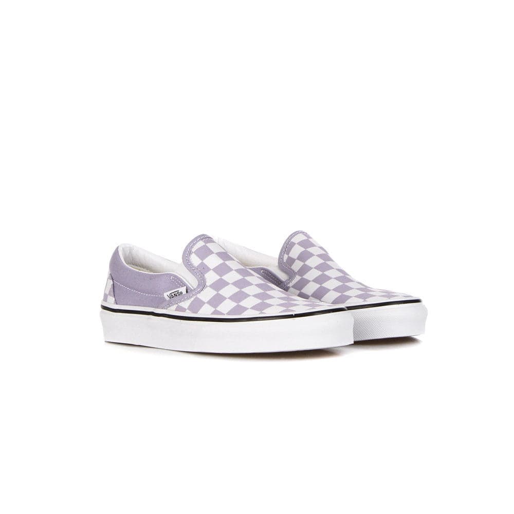 VANS Scarpa Bassa Uomo Classic Slip-on (checkerboard) Languid Lavender/true White da uomo in Sneaker casual Drestige - Casamassima, commercioVirtuoso.it