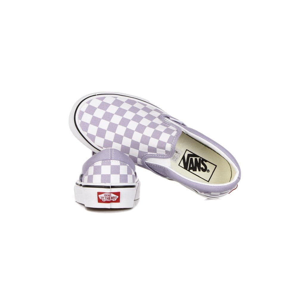 VANS Scarpa Bassa Uomo Classic Slip-on (checkerboard) Languid Lavender/true White da uomo in Sneaker casual Drestige - Casamassima, commercioVirtuoso.it