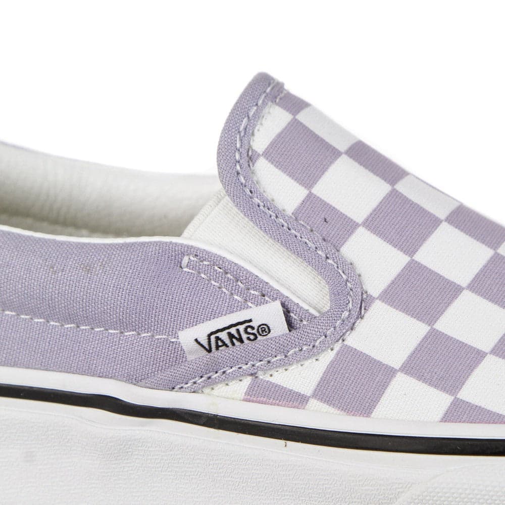 VANS Scarpa Bassa Uomo Classic Slip-on (checkerboard) Languid Lavender/true White da uomo in Sneaker casual Drestige - Casamassima, commercioVirtuoso.it