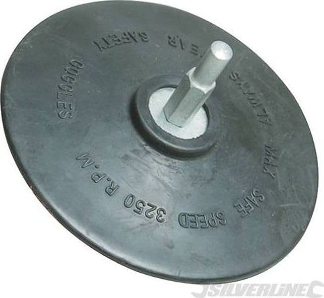 Platorello fissaggio a strappo per trapani elettrici con mandrino 6mm silverline – 125mm – sport