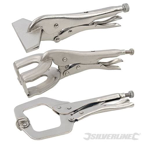 Set 3 pinze autobloccanti adatte per la saldatura morse in acciaio per lamiere freeshipping - Eternal Brico