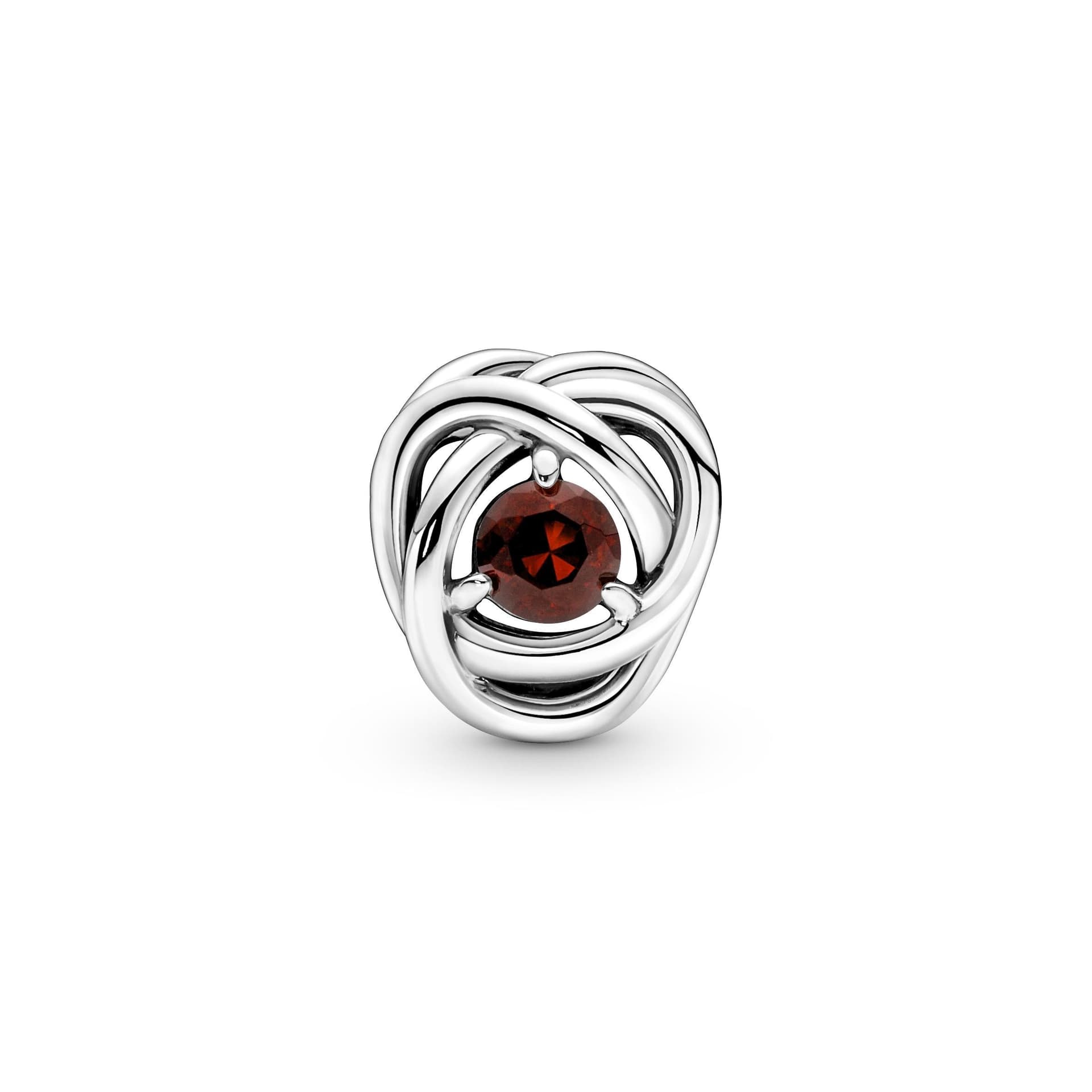 PANDORA - Charm Cerchio Eterno Rosso Scuro in Bead Charm Alba Gioielli - Casoria, commercioVirtuoso.it