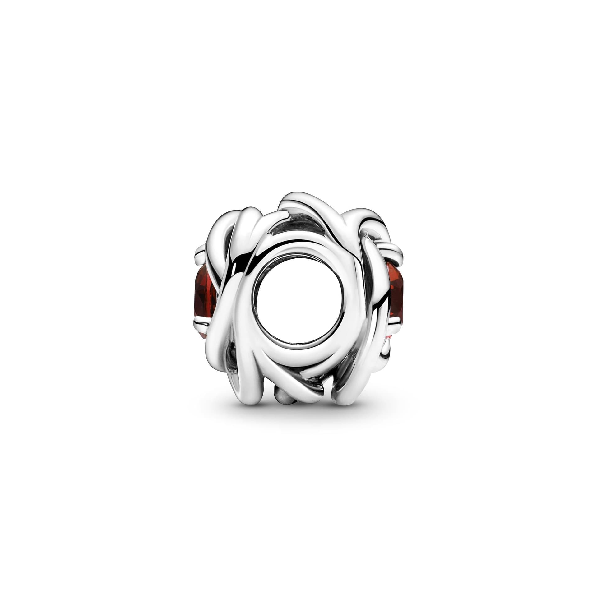 PANDORA - Charm Cerchio Eterno Rosso Scuro in Bead Charm Alba Gioielli - Casoria, commercioVirtuoso.it