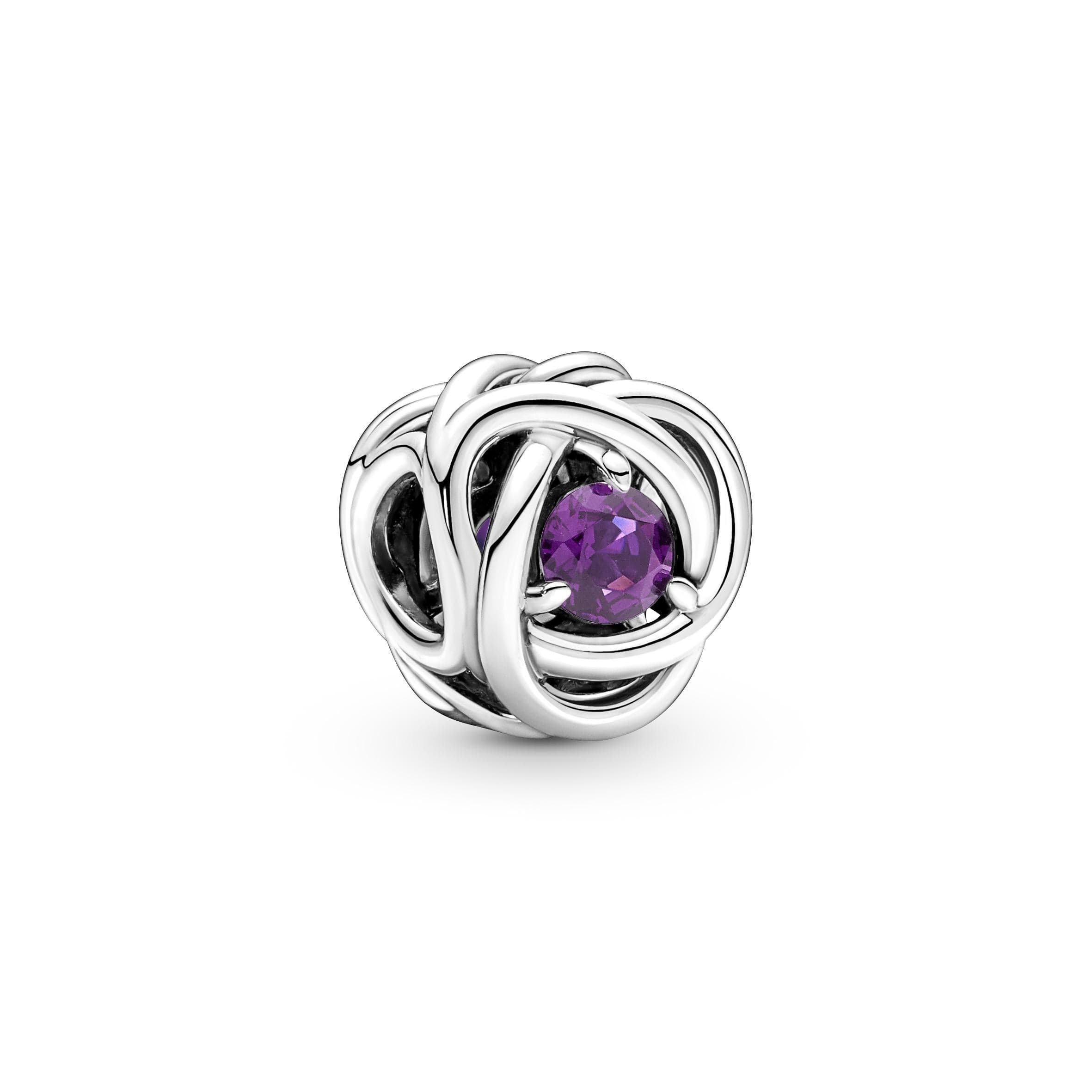 PANDORA - Charm Cerchio Eterno Viola