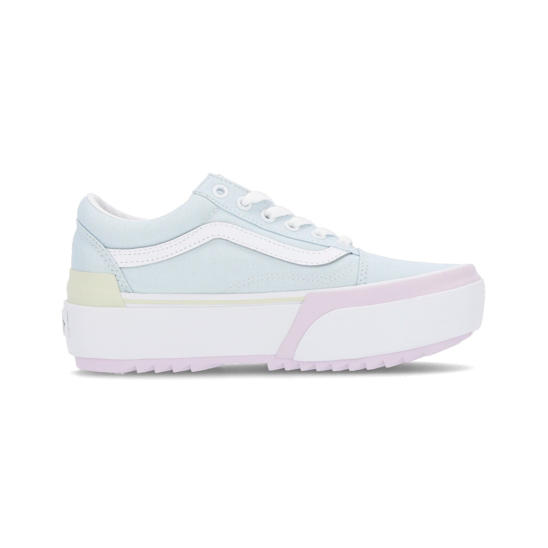 VANS Scarpa Bassa Donna Old Skool Stacked (pastel) Multi/true White da donna in Sneaker casual Drestige - Casamassima, commercioVirtuoso.it