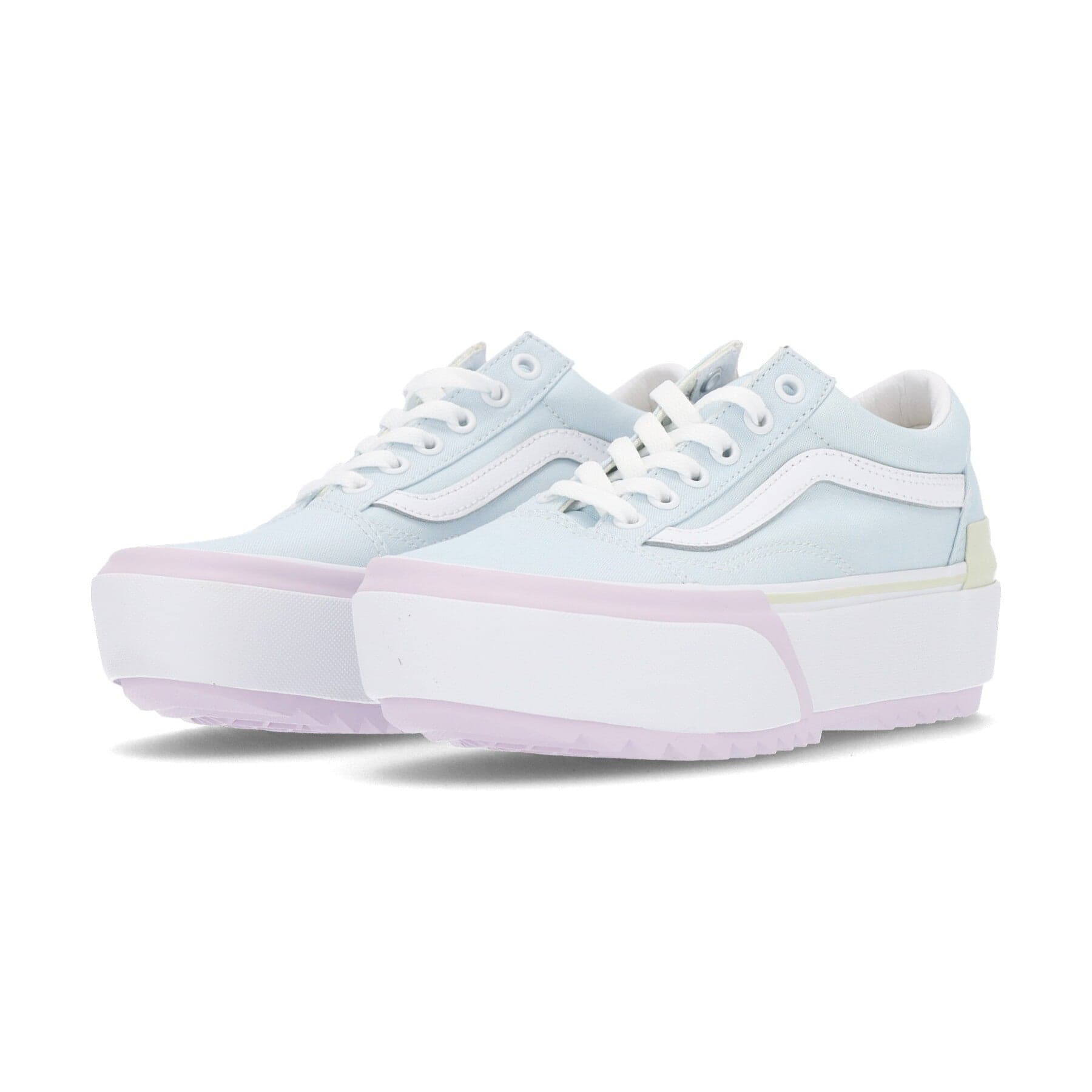 VANS Scarpa Bassa Donna Old Skool Stacked (pastel) Multi/true White da donna in Sneaker casual Drestige - Casamassima, commercioVirtuoso.it