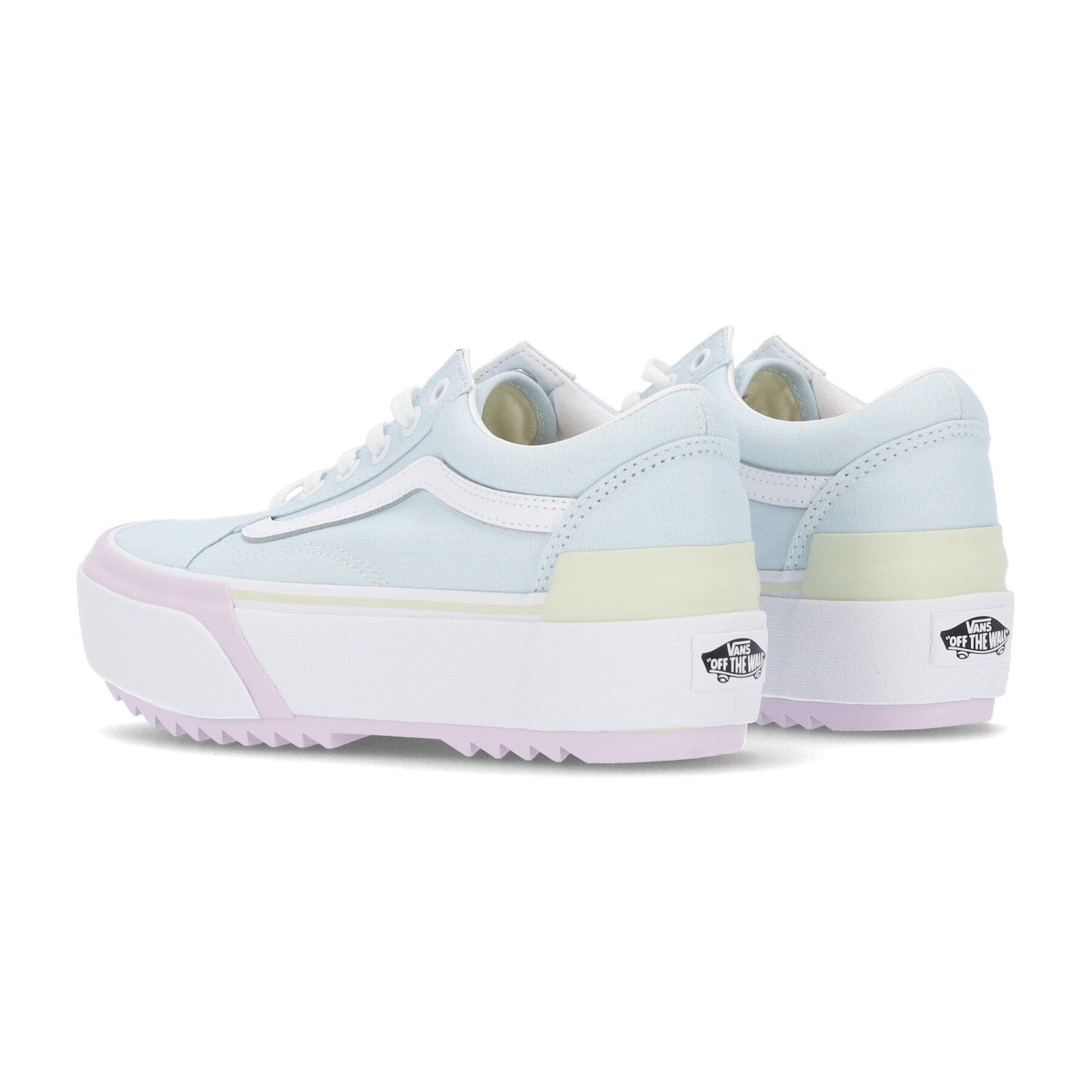 VANS Scarpa Bassa Donna Old Skool Stacked (pastel) Multi/true White da donna in Sneaker casual Drestige - Casamassima, commercioVirtuoso.it
