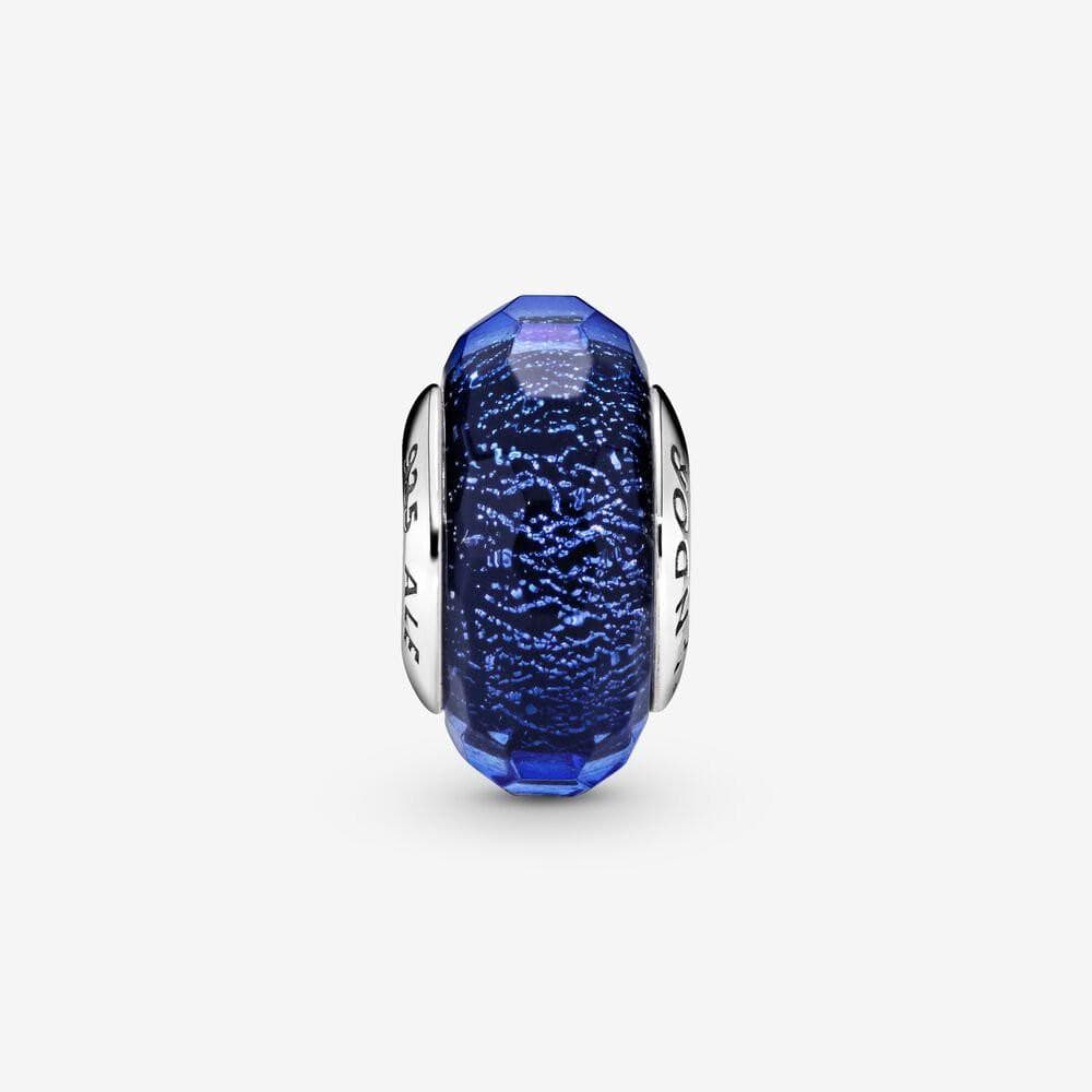 Pandora Charm in vetro di Murano blu sfaccettato in Bead Charm Alba Gioielli - Casoria, commercioVirtuoso.it
