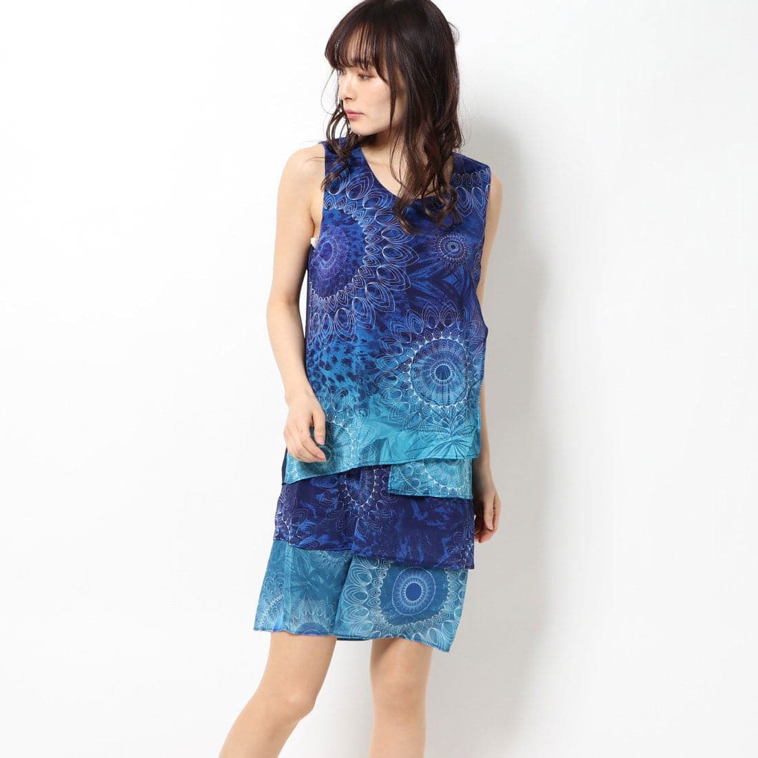 Desigual Abito Donna Capas Neko Blu/Azzurro in Casual Scontolo.net - Potenza, commercioVirtuoso.it