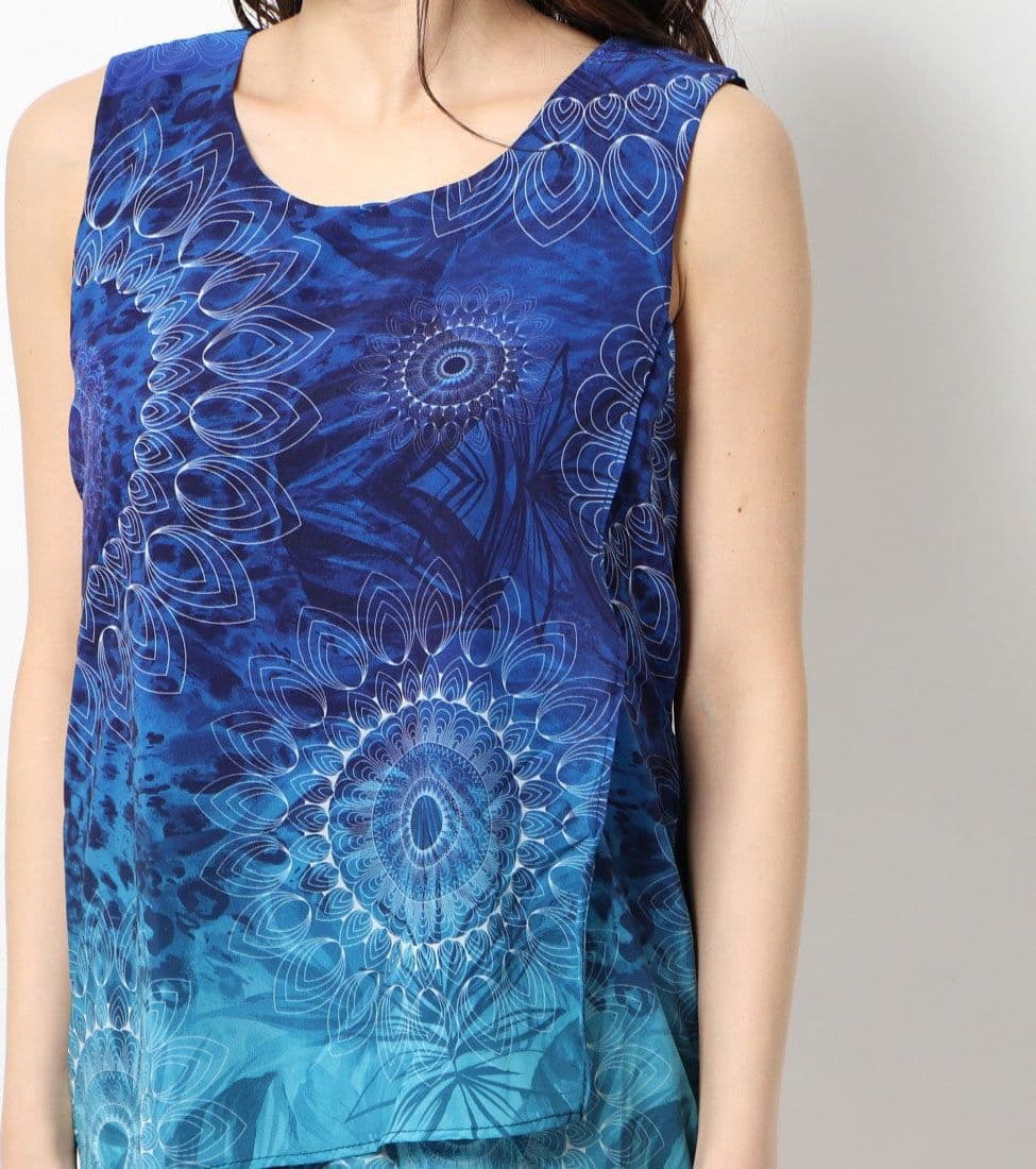 Desigual Abito Donna Capas Neko Blu/Azzurro in Casual Scontolo.net - Potenza, commercioVirtuoso.it