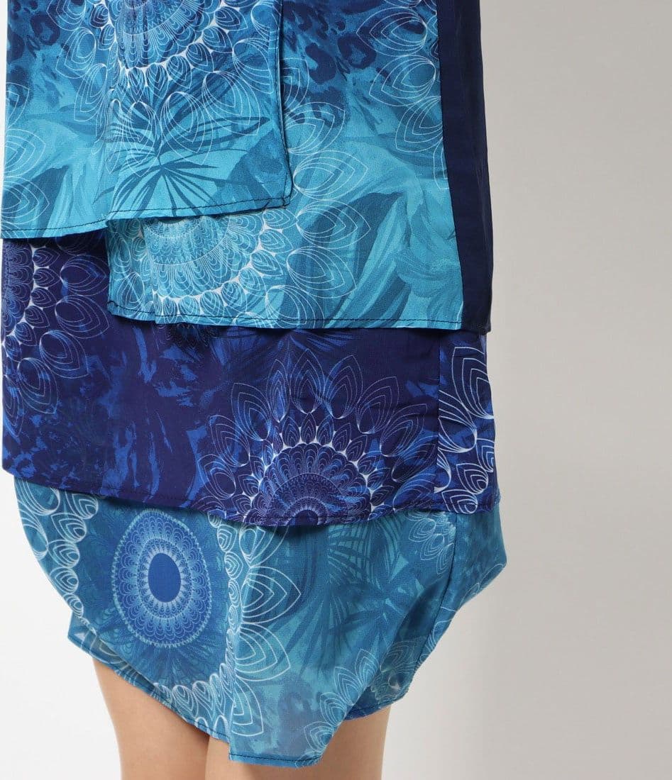 Desigual Abito Donna Capas Neko Blu/Azzurro in Casual Scontolo.net - Potenza, commercioVirtuoso.it