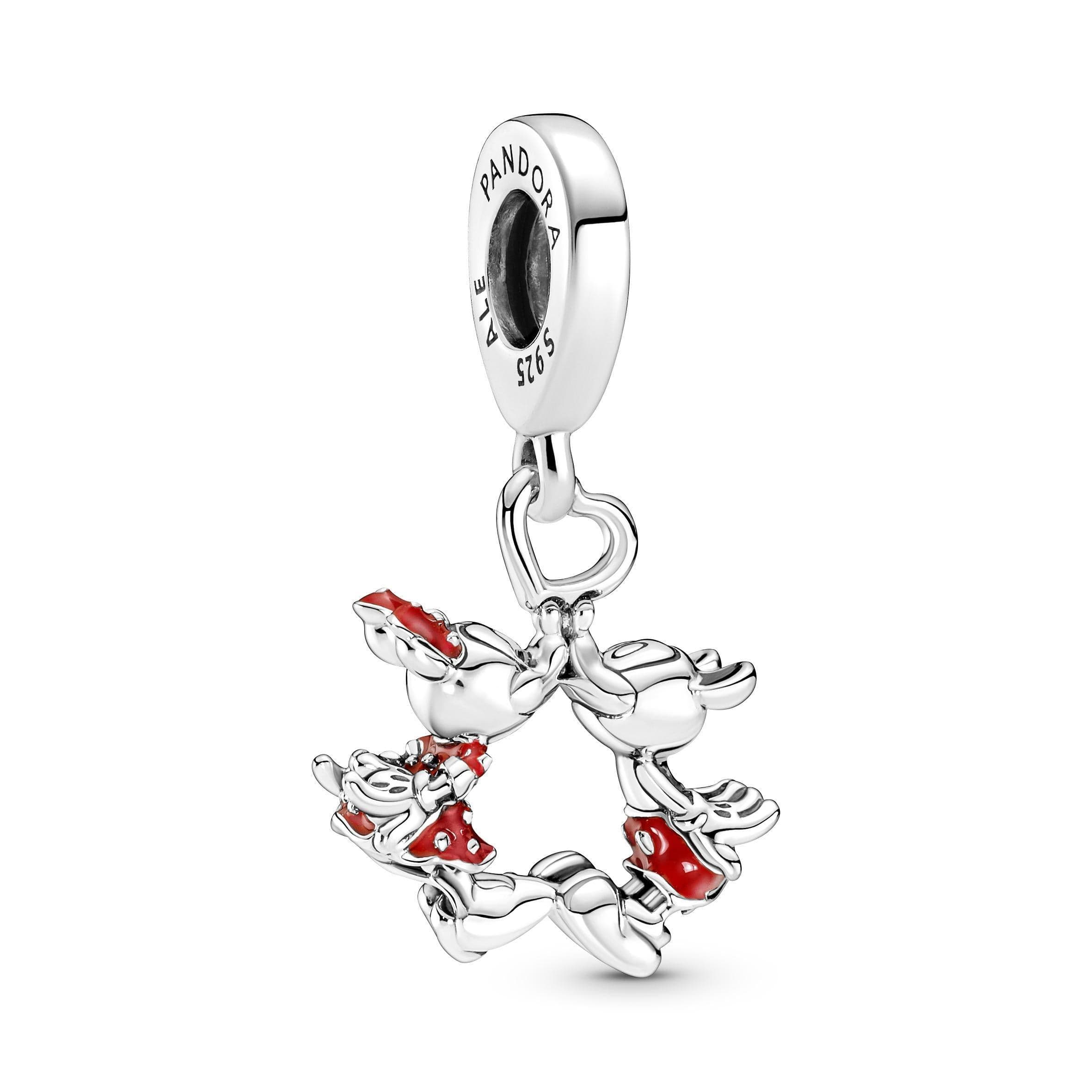 PANDORA - Disney, charm Pendente Mickey Mouse & Minnie, Il Bacio in Bead Charm Alba Gioielli - Casoria, commercioVirtuoso.it