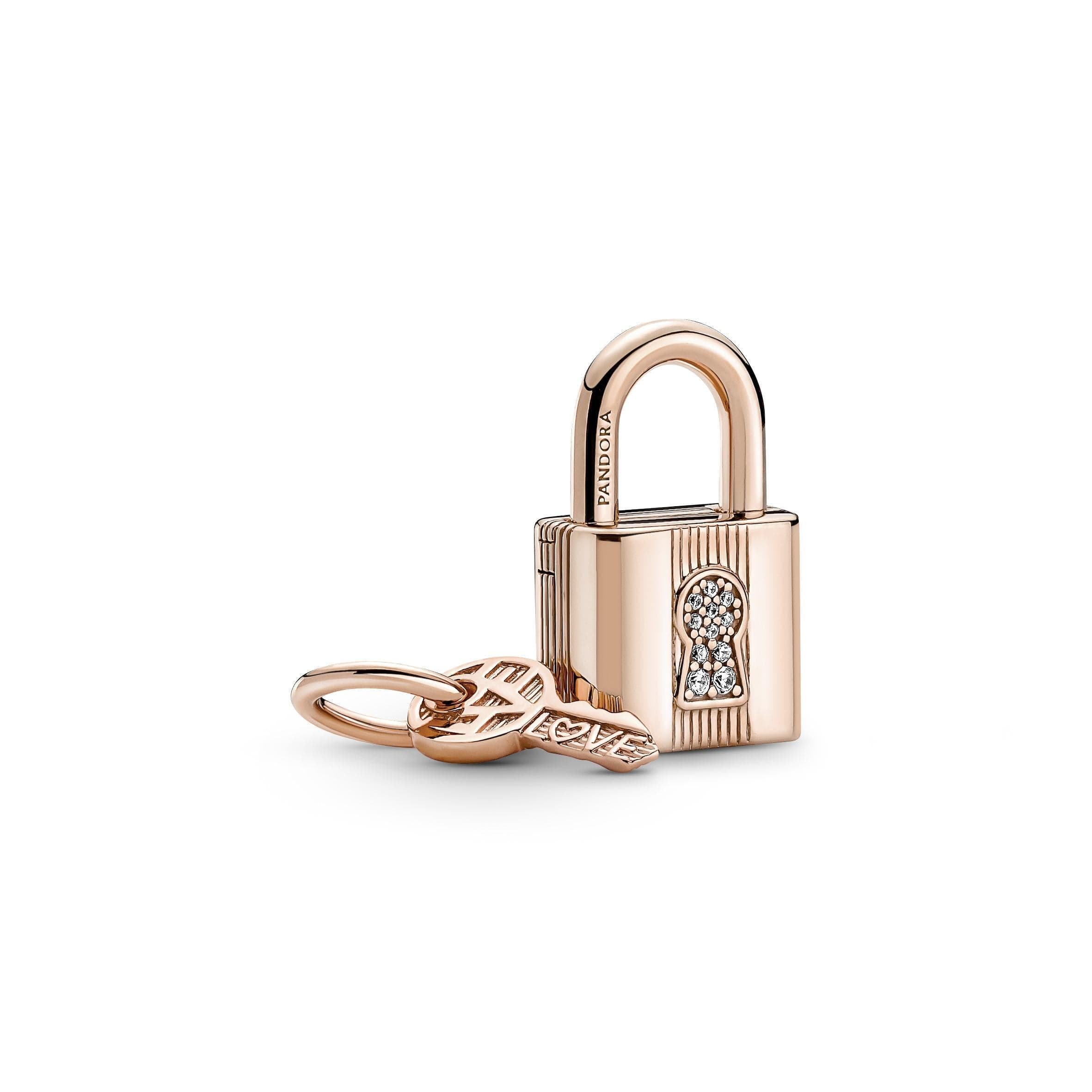 PANDORA - Charm Pendente Lucchetto e Chiave dell'Amore