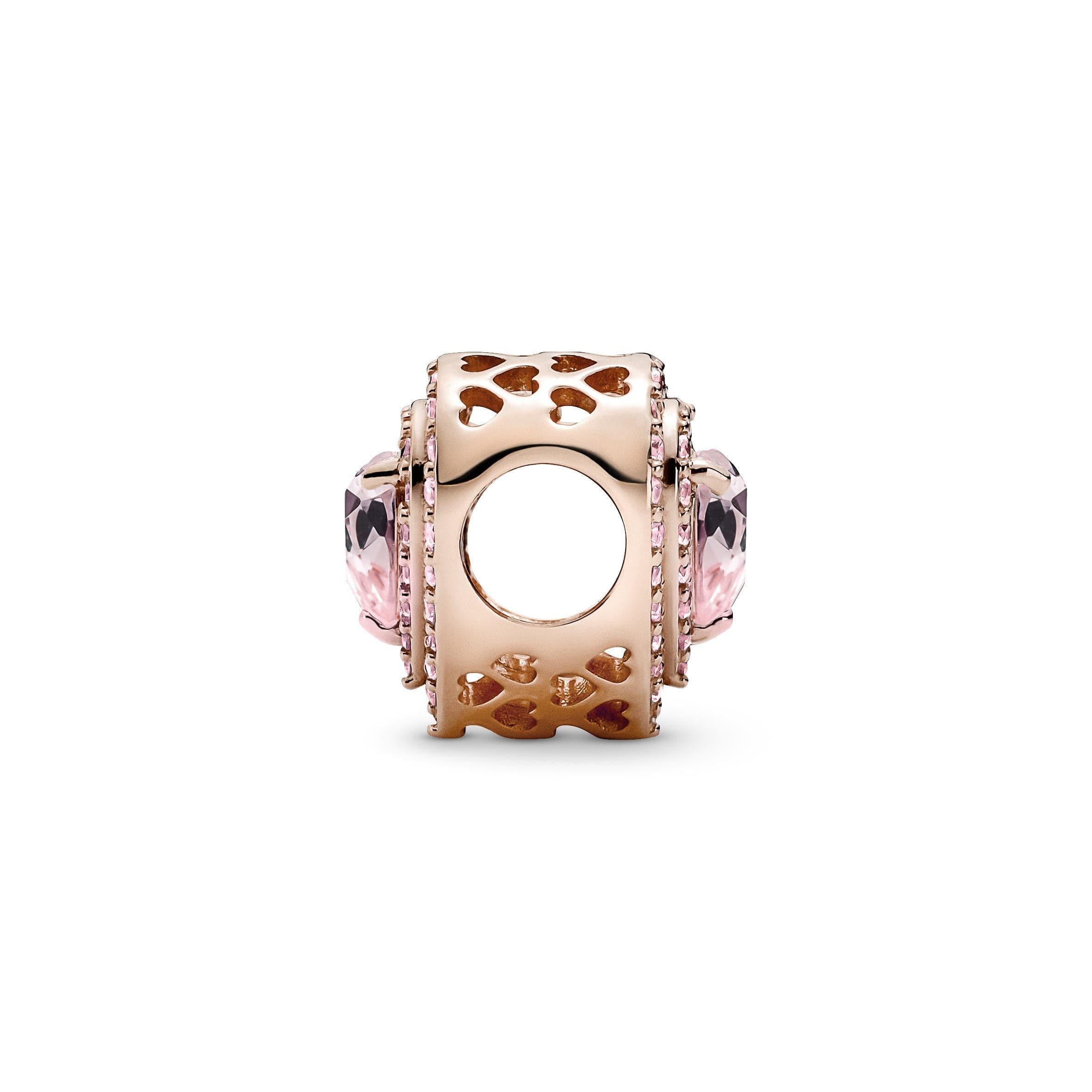 PANDORA  - Charm a cuore in rilievo scintillante in Bead Charm Alba Gioielli - Casoria, commercioVirtuoso.it
