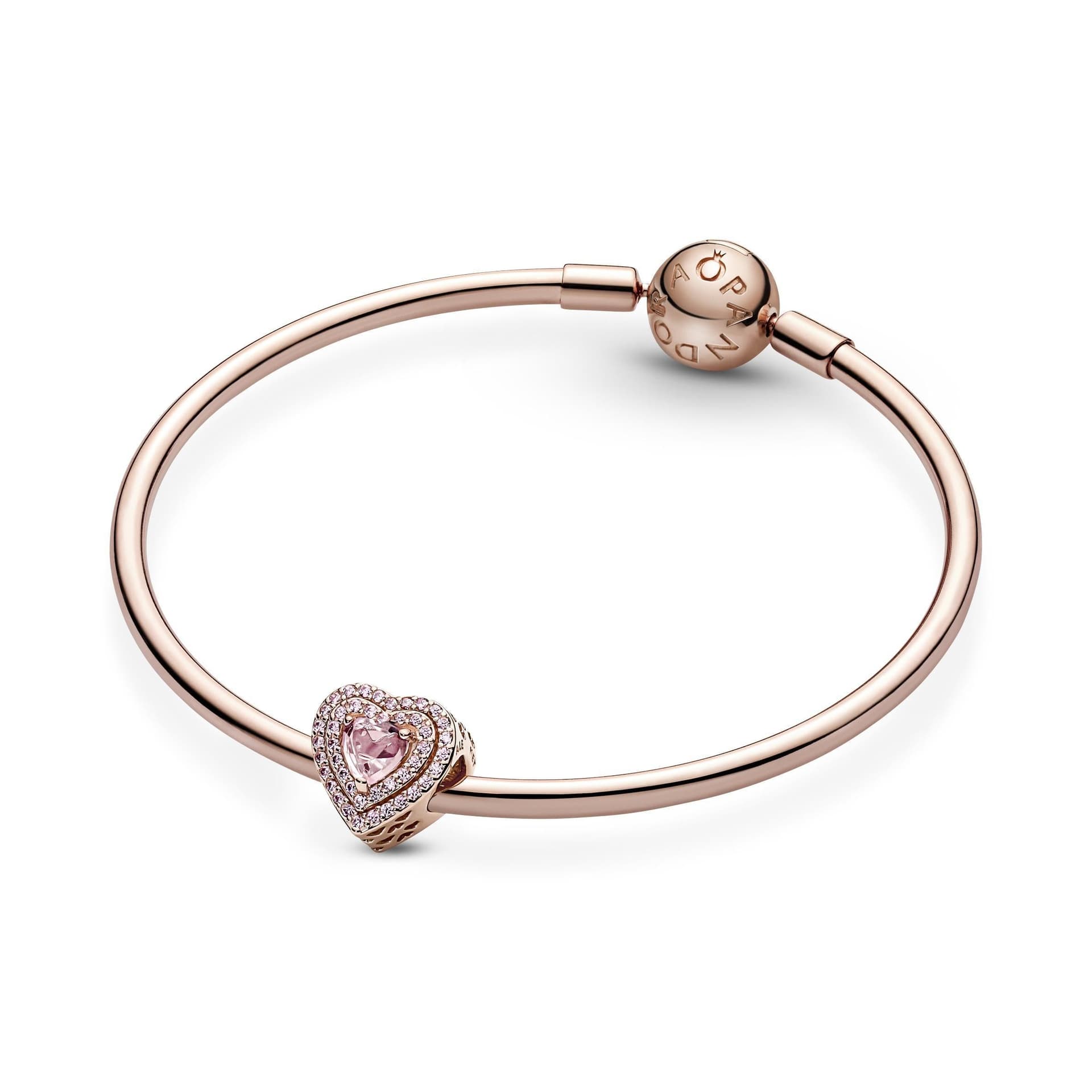 PANDORA  - Charm a cuore in rilievo scintillante in Bead Charm Alba Gioielli - Casoria, commercioVirtuoso.it