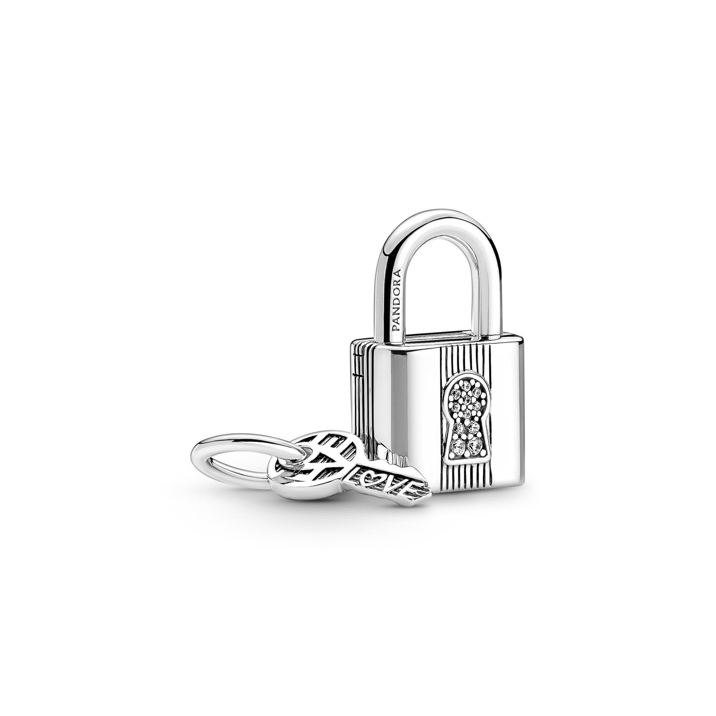 PANDORA - Charm Pendente Lucchetto e Chiave dell'Amore in Bead Charm Alba Gioielli - Casoria, commercioVirtuoso.it