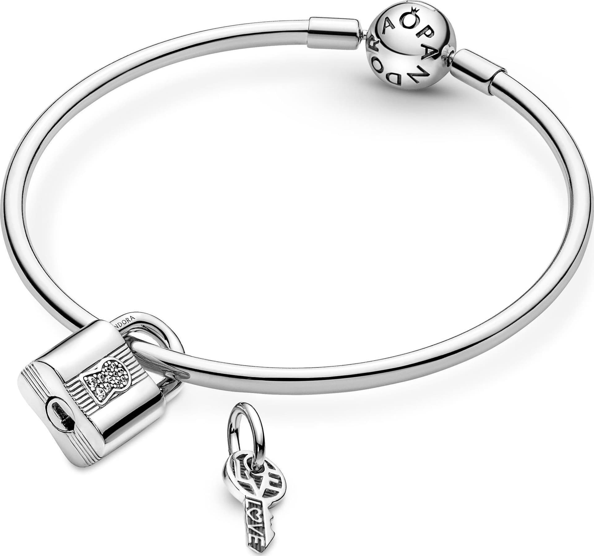 PANDORA - Charm Pendente Lucchetto e Chiave dell'Amore in Bead Charm Alba Gioielli - Casoria, commercioVirtuoso.it