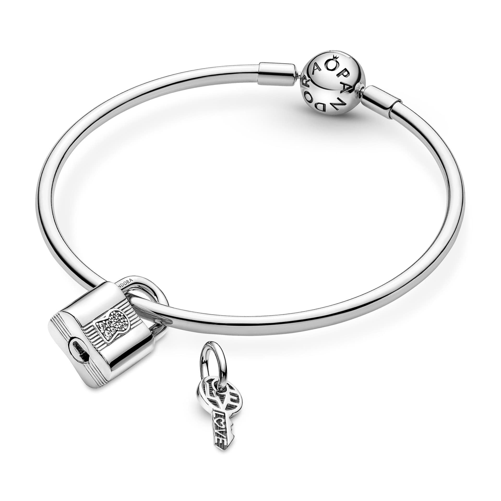 PANDORA - Charm Pendente Lucchetto e Chiave dell'Amore in Bead Charm Alba Gioielli - Casoria, commercioVirtuoso.it