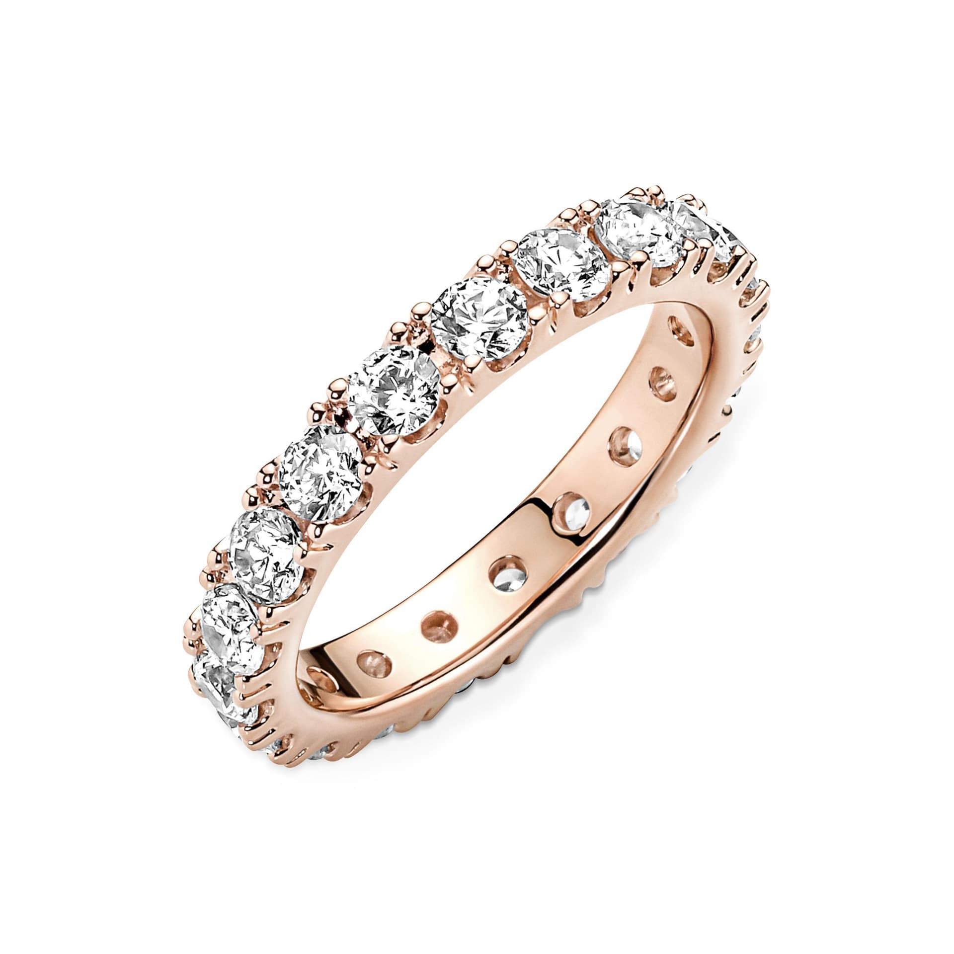 PANDORA - Anello eternity Sentiero luminoso Rose gold in Anelli Alba Gioielli - Casoria, commercioVirtuoso.it