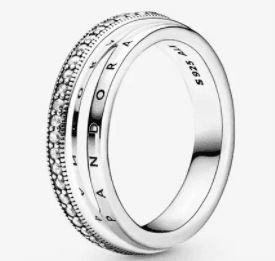 PANDORA - Anello con pavé a tripla fascia in Anelli Alba Gioielli - Casoria, commercioVirtuoso.it