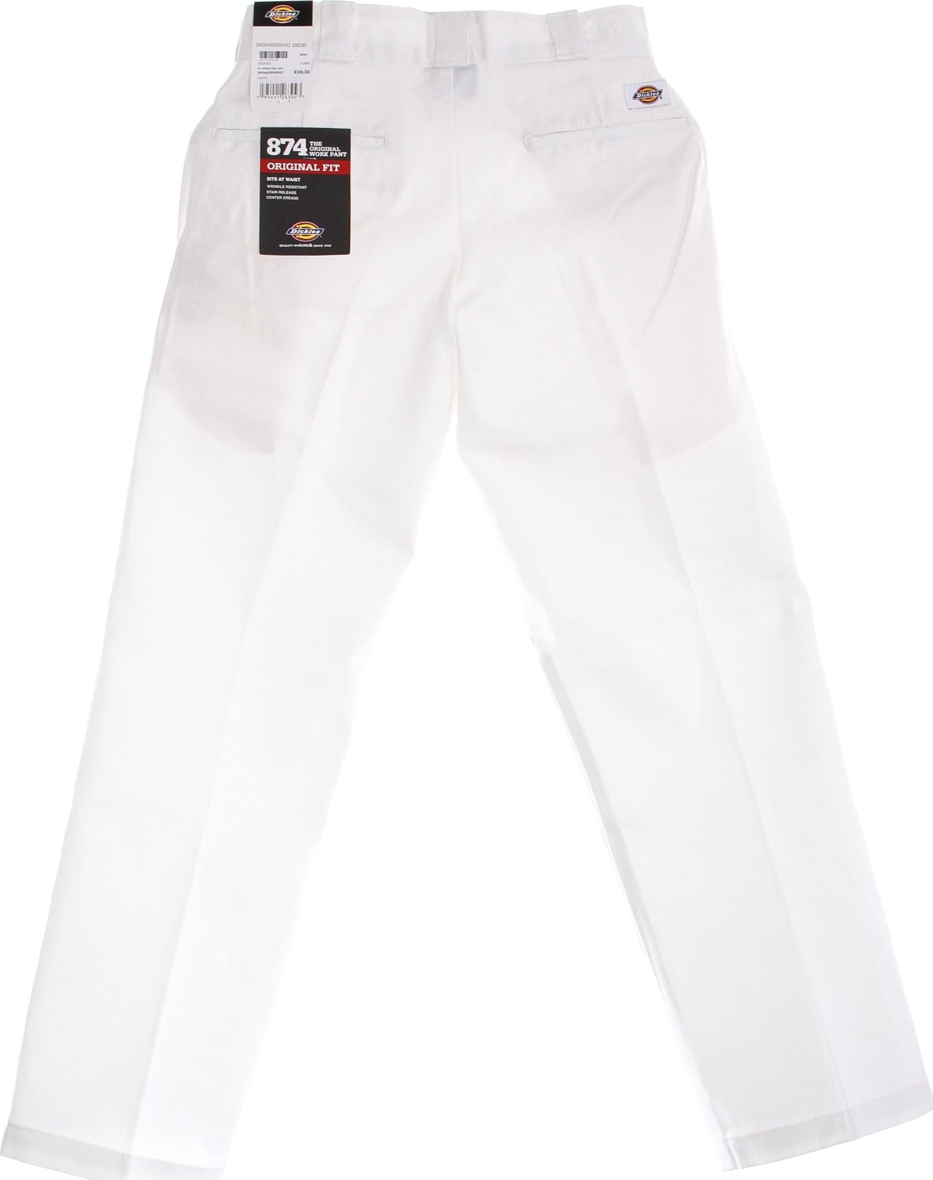 DICKIES Pantalone Lungo Uomo 874 Work Pant Rec White da uomo in Pantaloni Drestige - Casamassima, commercioVirtuoso.it