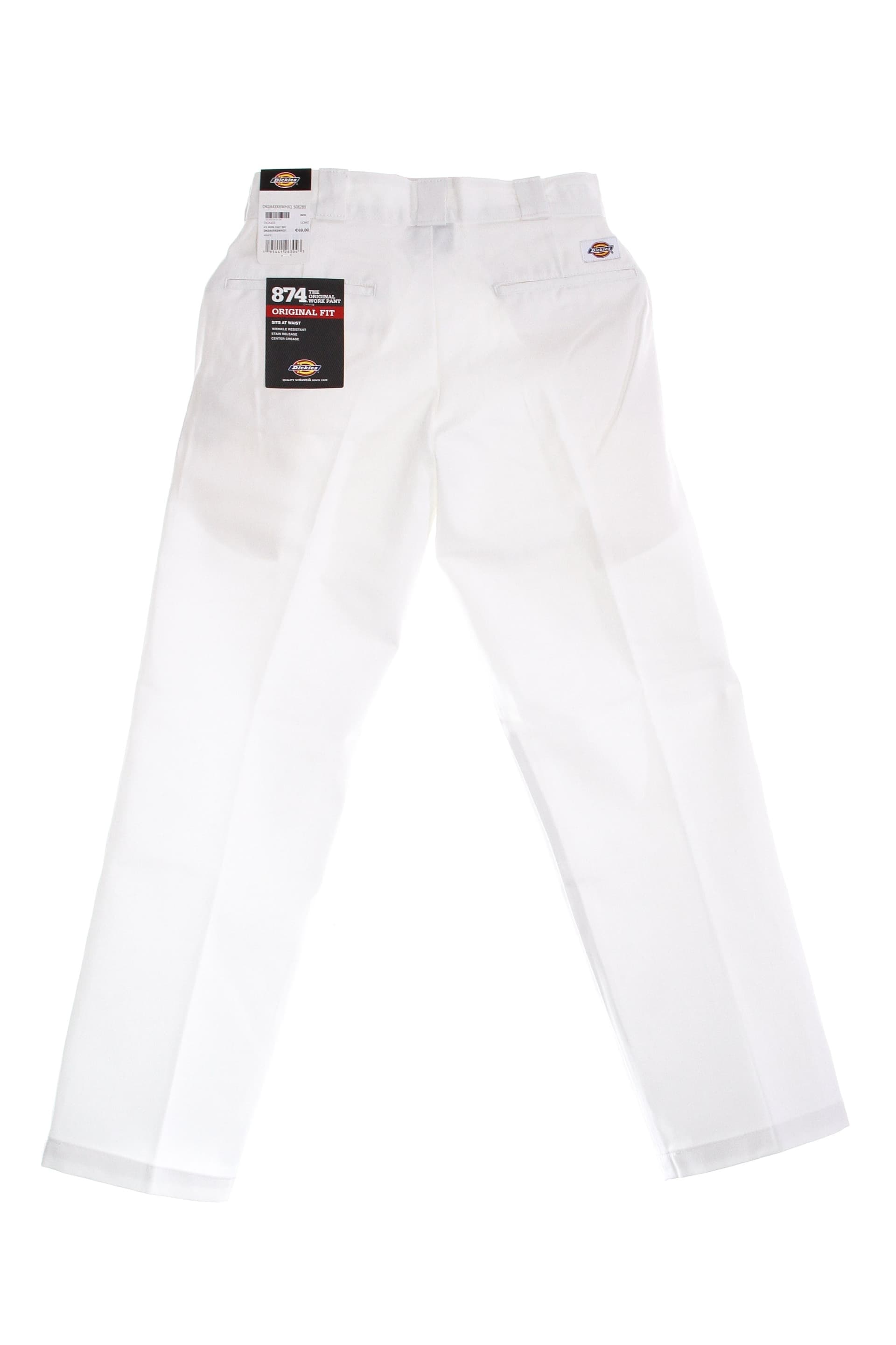 DICKIES Pantalone Lungo Uomo 874 Work Pant Rec White da uomo in Pantaloni Drestige - Casamassima, commercioVirtuoso.it