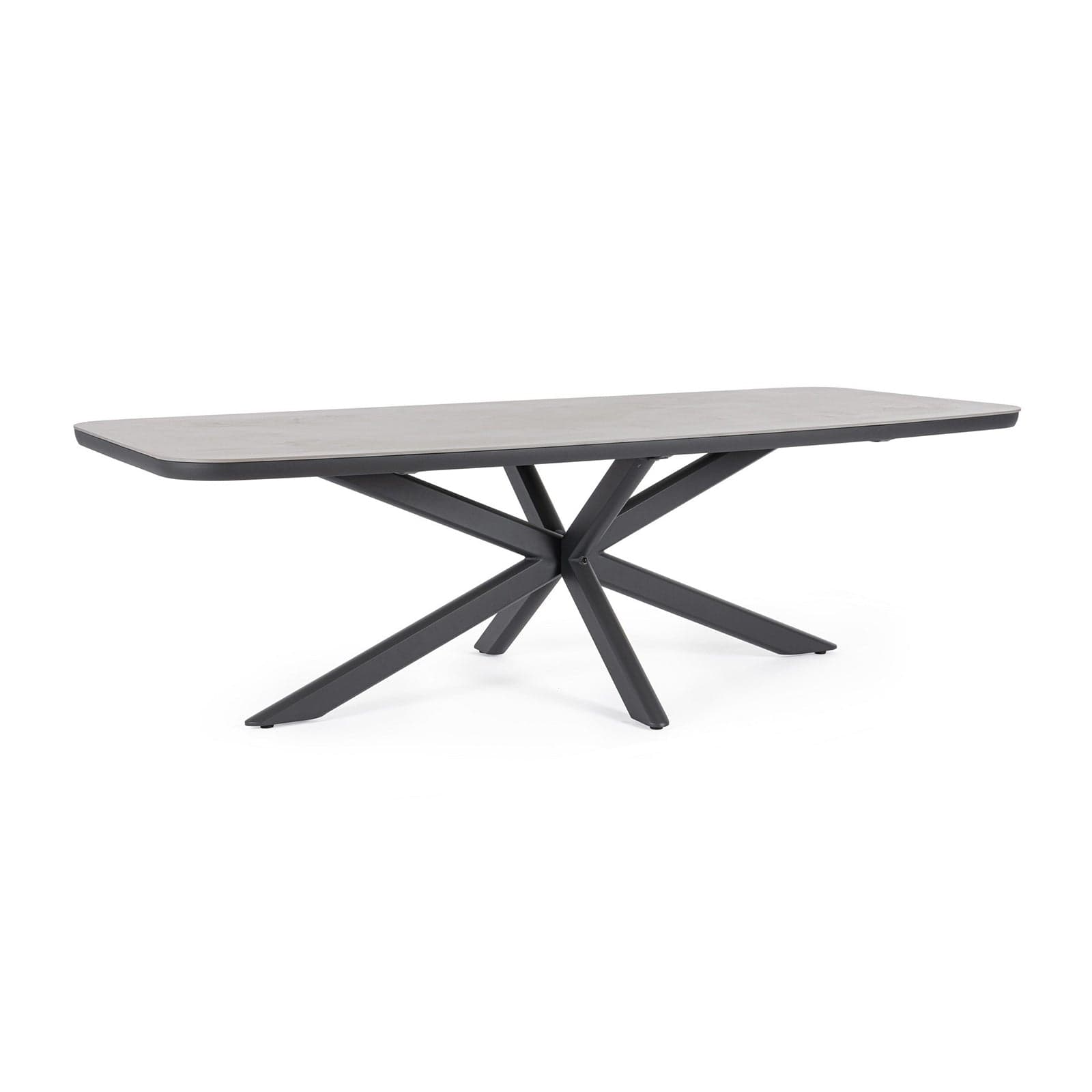 Tavolo "Isacco" struttura in alluminio verniciato a polvere 240 x h 75 cm - 8