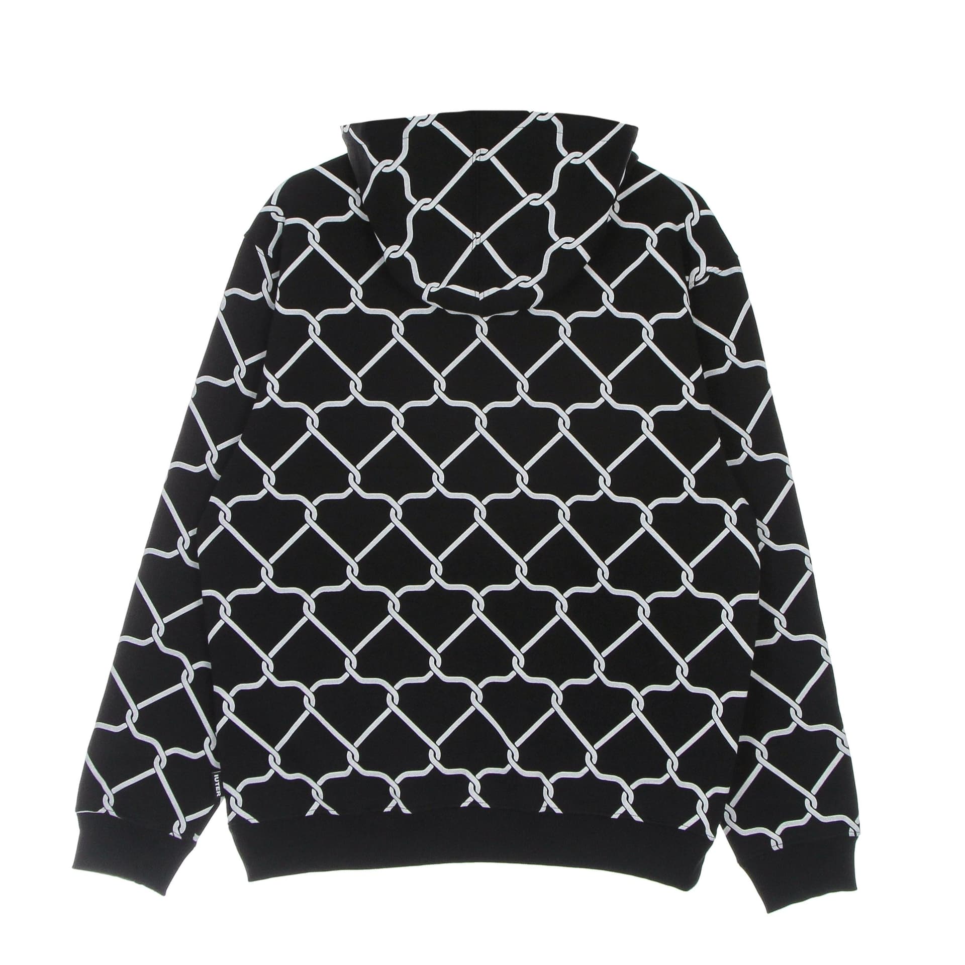 IUTER Felpa Leggera Cappuccio Uomo Net Hoodie Black da uomo in Felpe con cappuccio Drestige - Casamassima, commercioVirtuoso.it