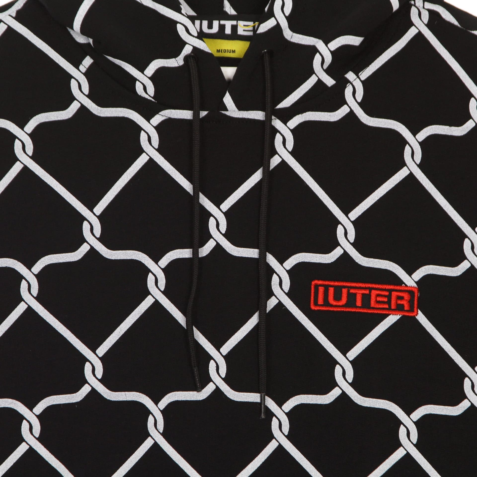 IUTER Felpa Leggera Cappuccio Uomo Net Hoodie Black da uomo in Felpe con cappuccio Drestige - Casamassima, commercioVirtuoso.it