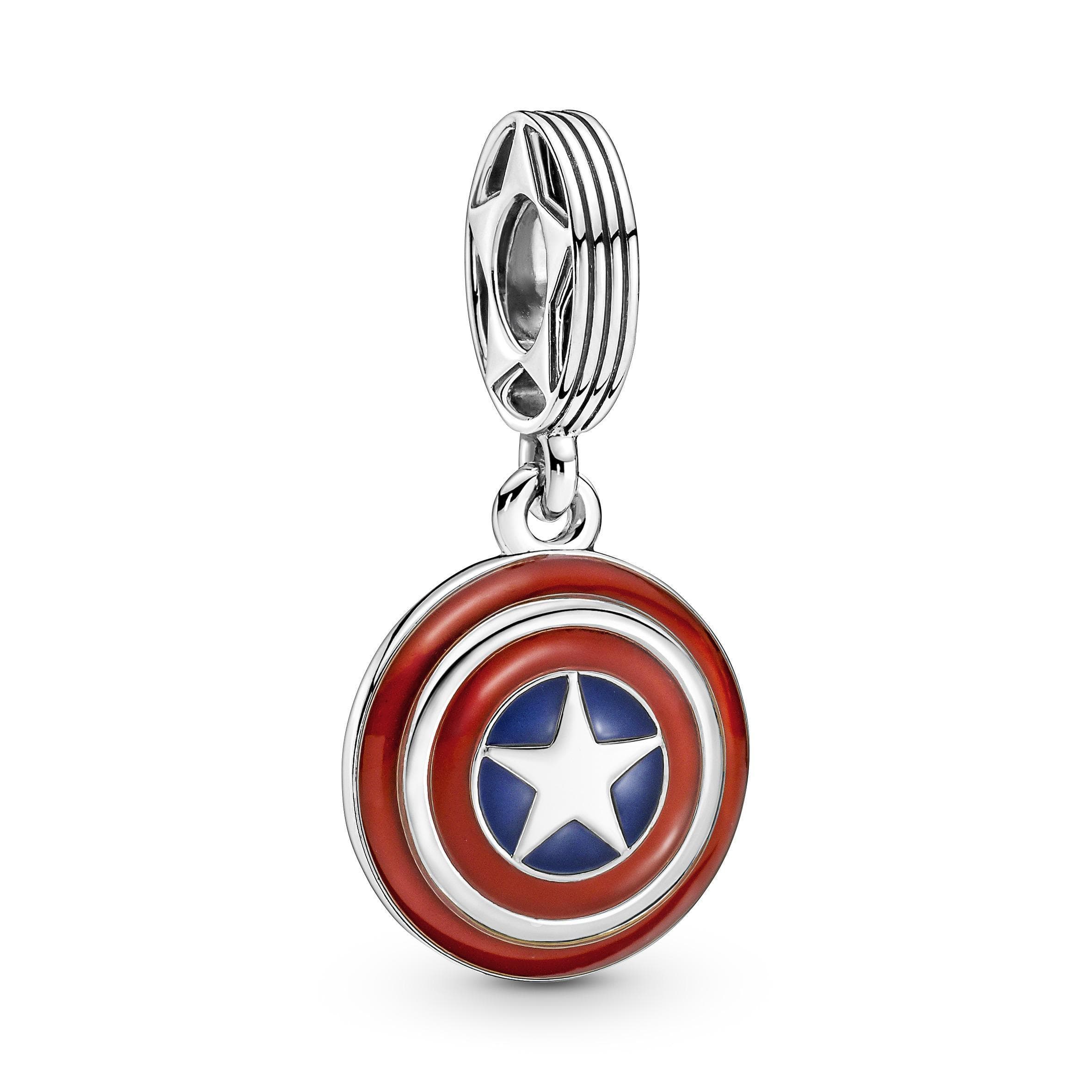 PANDORA - Marvel, Avengers, Pendente Scudo di Captain America in Bead Charm Alba Gioielli - Casoria, commercioVirtuoso.it