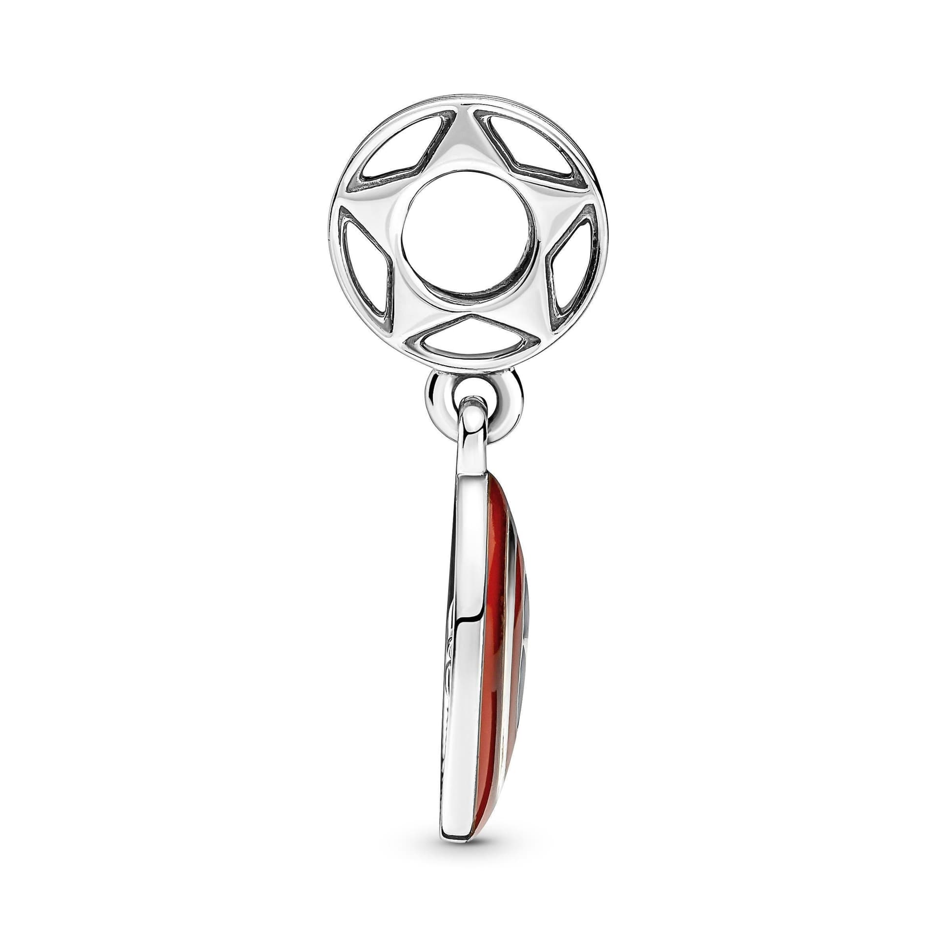 PANDORA - Marvel, Avengers, Pendente Scudo di Captain America in Bead Charm Alba Gioielli - Casoria, commercioVirtuoso.it