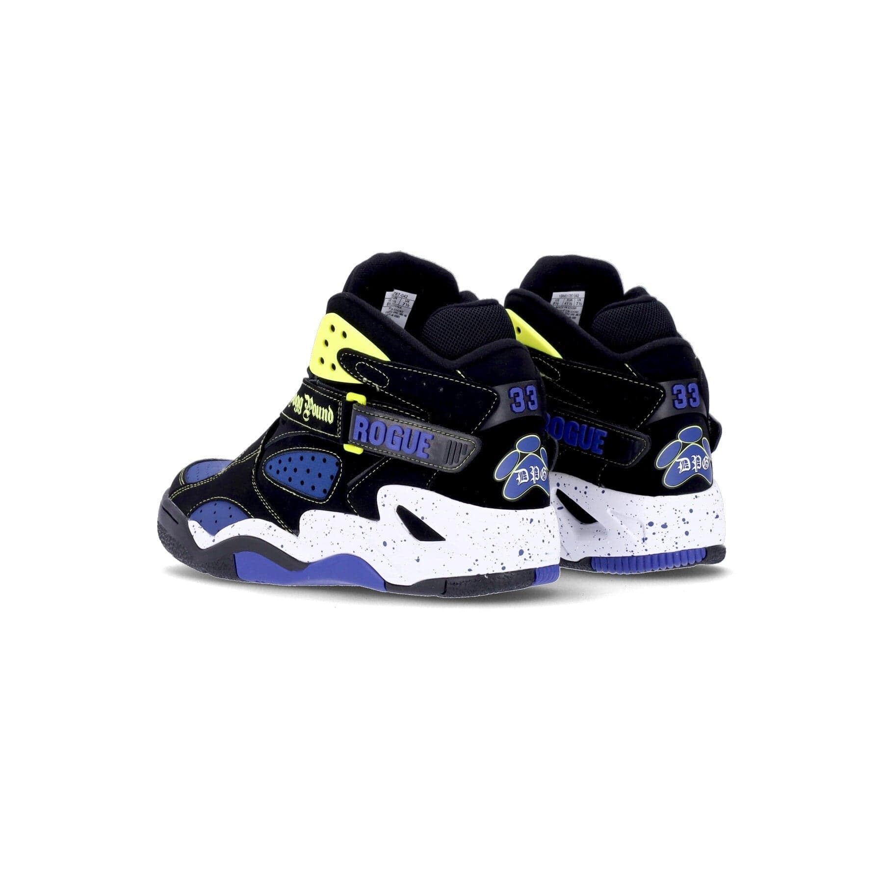 EWING ATHLETICS Scarpa Basket Uomo Rogue Dogg Pound "dog Food" Black/blue/lemon da uomo in Sneaker casual Drestige - Casamassima, commercioVirtuoso.it