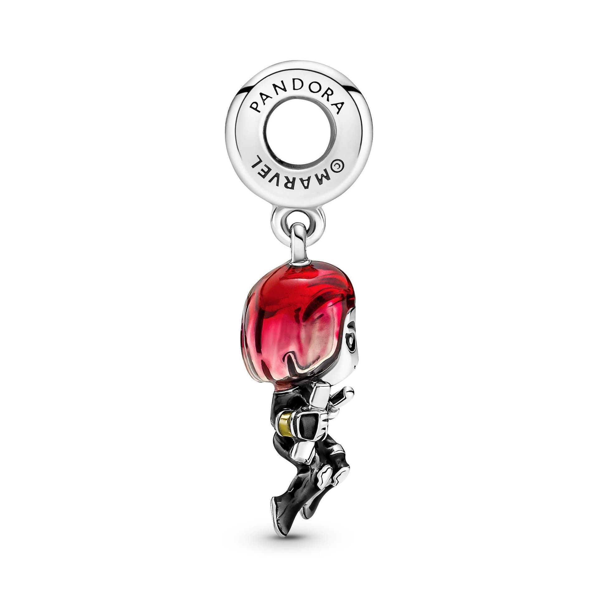 PANDORA - charm Marvel, Avengers, Pendente Black Widow in Bead Charm Alba Gioielli - Casoria, commercioVirtuoso.it