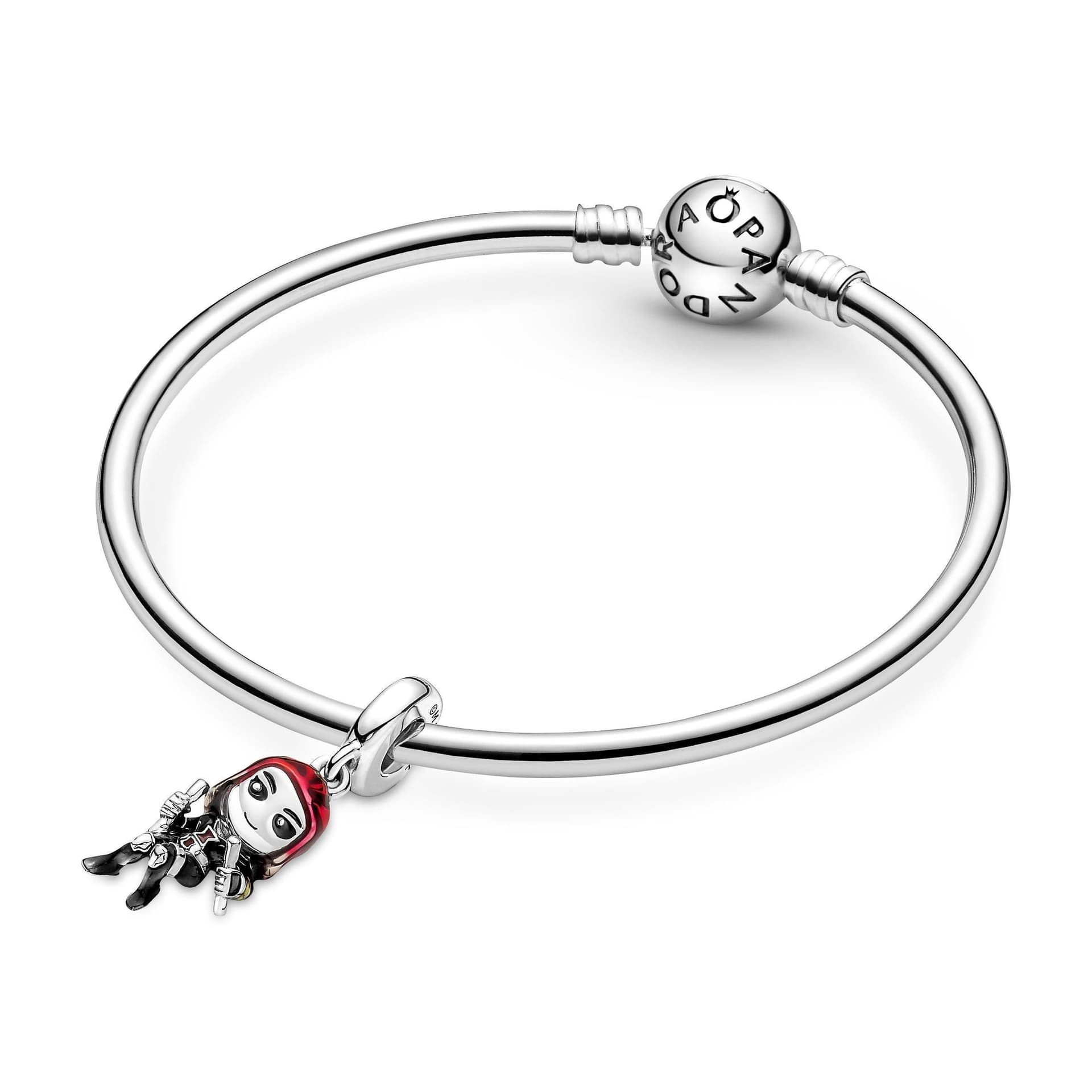 PANDORA - charm Marvel, Avengers, Pendente Black Widow in Bead Charm Alba Gioielli - Casoria, commercioVirtuoso.it