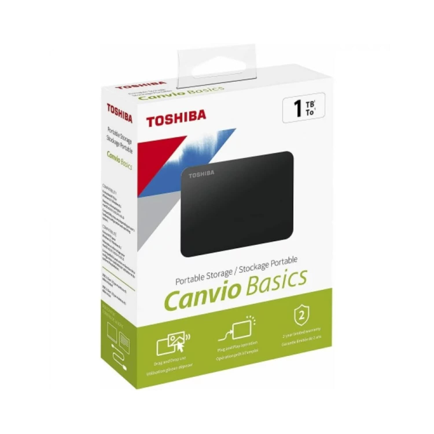 Toshiba HDD Esterno 1TB HDTB510EK3AA Canvio Basic 2.5" USB3.2 in Case e serrature Ecoprice.it - Avellino, commercioVirtuoso.it