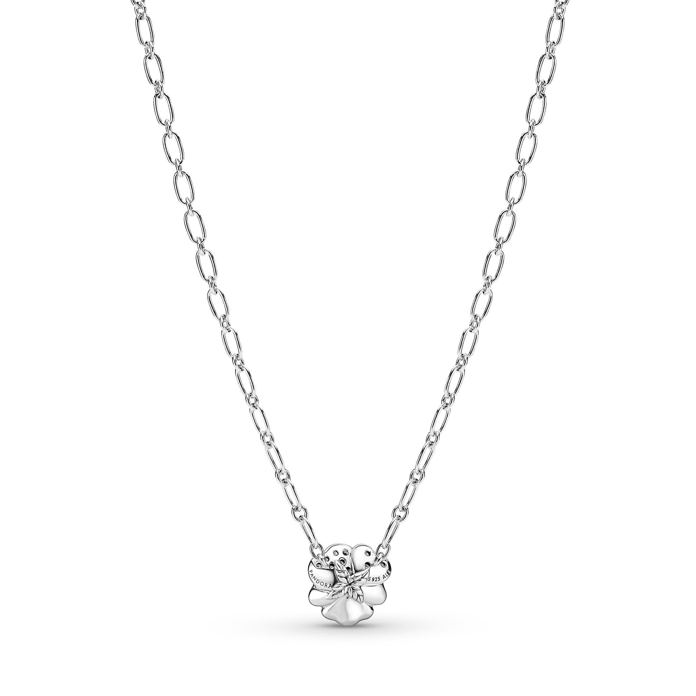 PANDORA - Collana Pendente Viola del Pensiero Blu Luminsa in Collane Alba Gioielli - Casoria, commercioVirtuoso.it