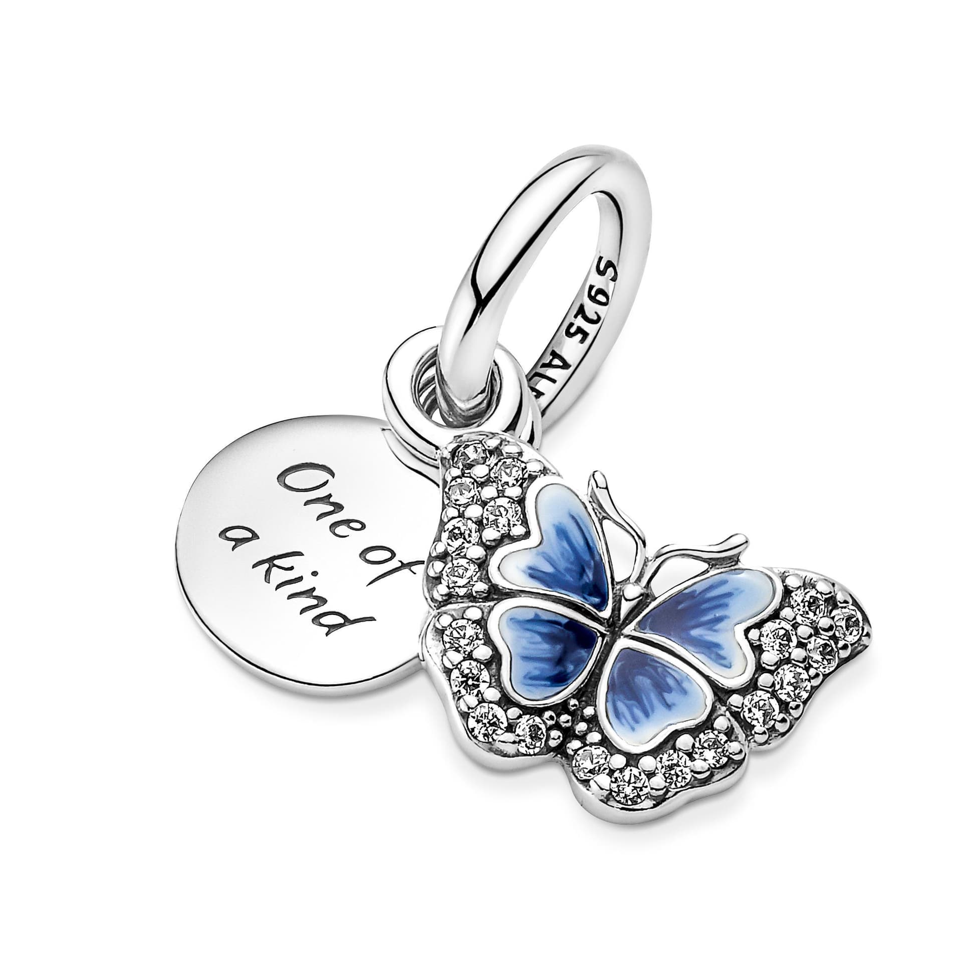 PANDORA - Charm Pendente Farfalla Blu in Bead Charm Alba Gioielli - Casoria, commercioVirtuoso.it