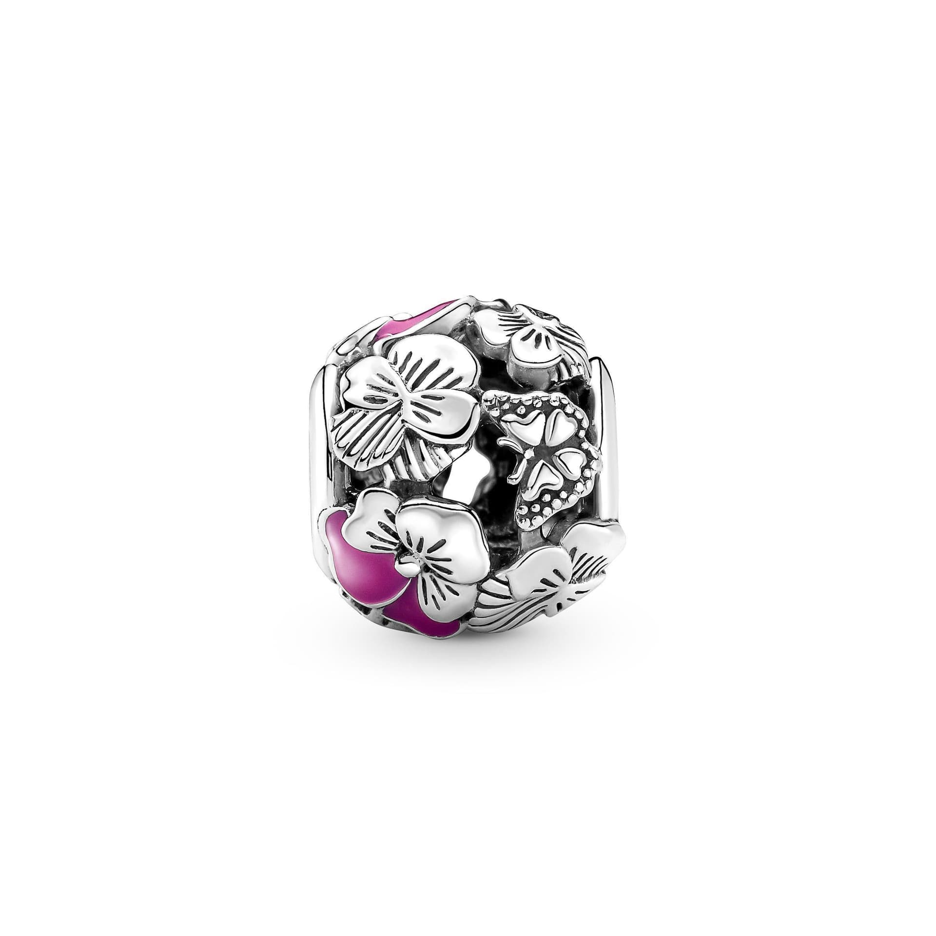 PANDORA - Charm Openwork Viole del Pensiero in Bead Charm Alba Gioielli - Casoria, commercioVirtuoso.it