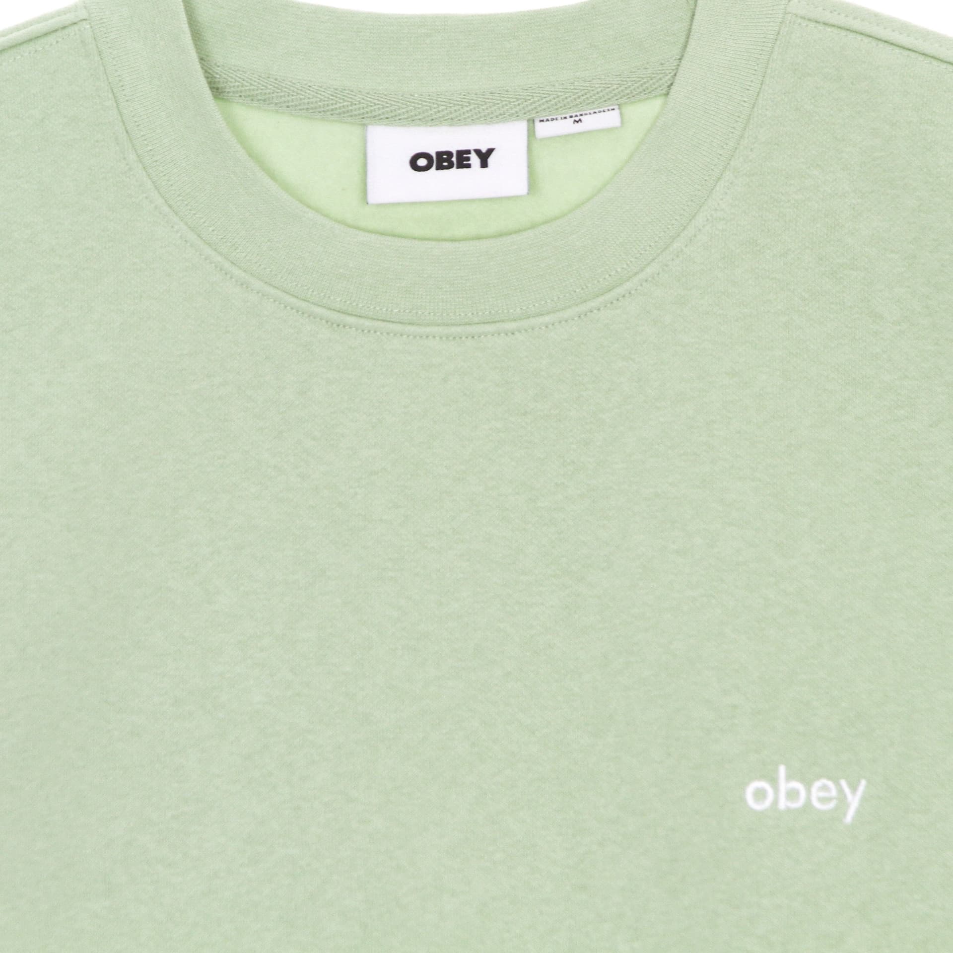OBEY Felpa Girocollo Uomo Tab Crew Specialty Fleece Cucumber da uomo in Felpe senza cappuccio Drestige - Casamassima, commercioVirtuoso.it