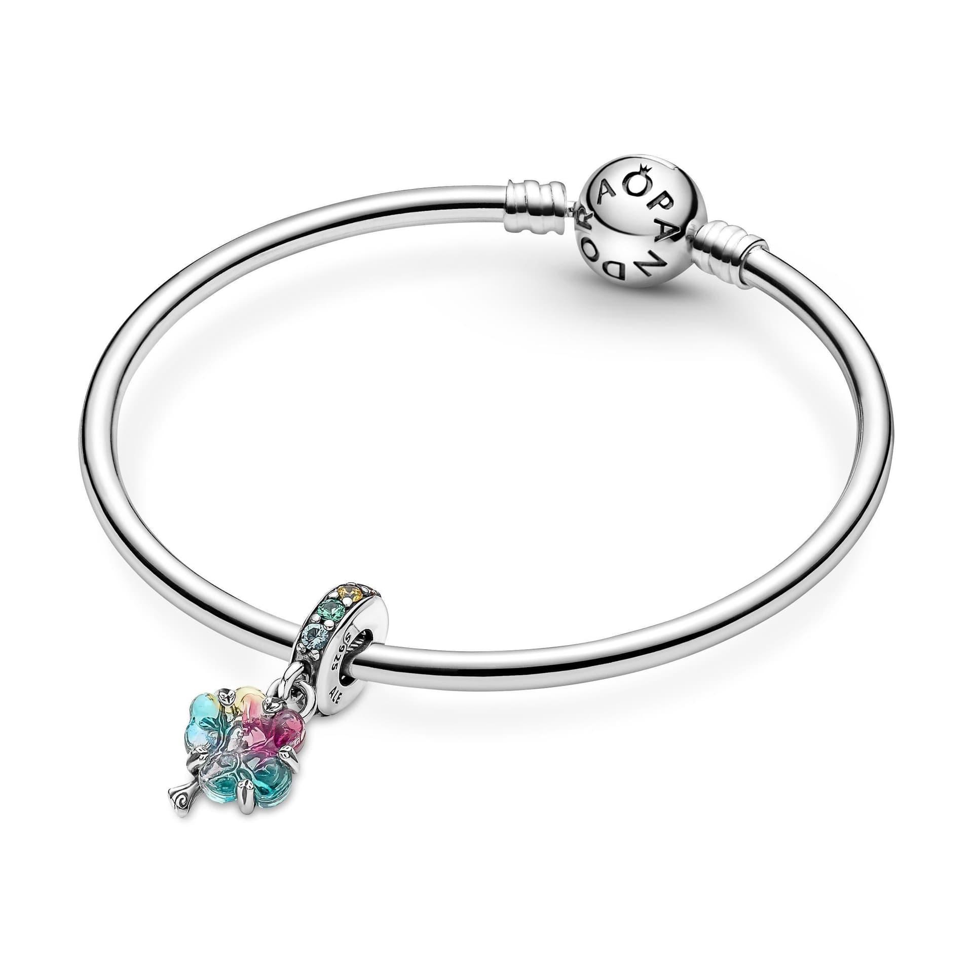 PANDORA - Charm Pendente Albero Arcobaleno Vetro di Murano in Bead Charm Alba Gioielli - Casoria, commercioVirtuoso.it