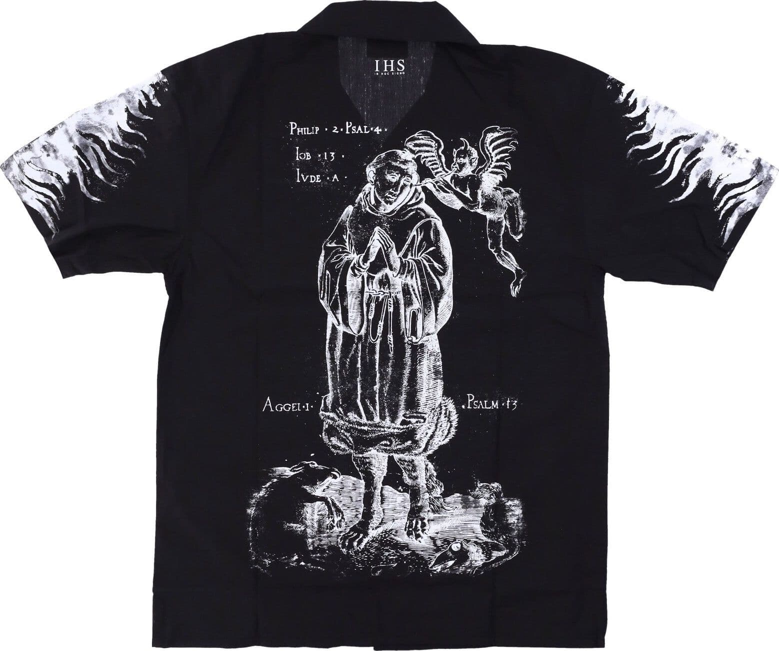 IHS Camicia Manica Corta Uomo Respect Your Demon Bowling Shirt Black da uomo in Camicie casual Drestige - Casamassima, commercioVirtuoso.it