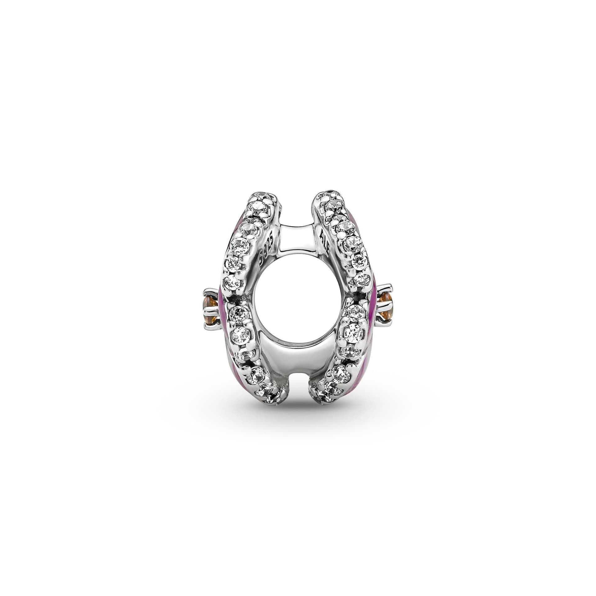 PANDORA -Charm Viola del pensiero Rosa in Bead Charm Alba Gioielli - Casoria, commercioVirtuoso.it