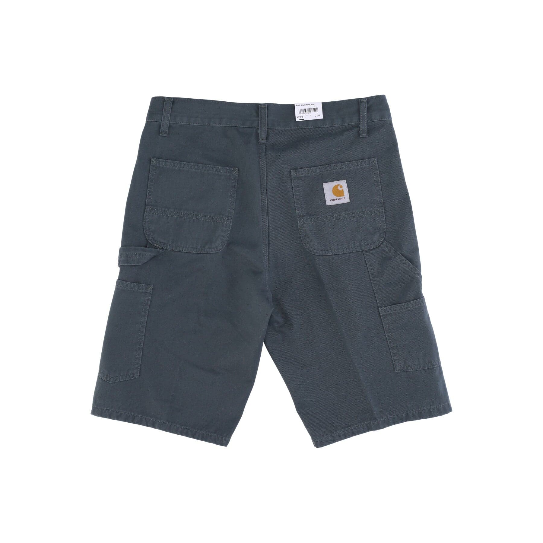 CARHARTT WIP Jeans Corto Uomo Ruck Single Knee Short Hemlock Green Stone Washed da uomo in Pantaloni Drestige - Casamassima, commercioVirtuoso.it