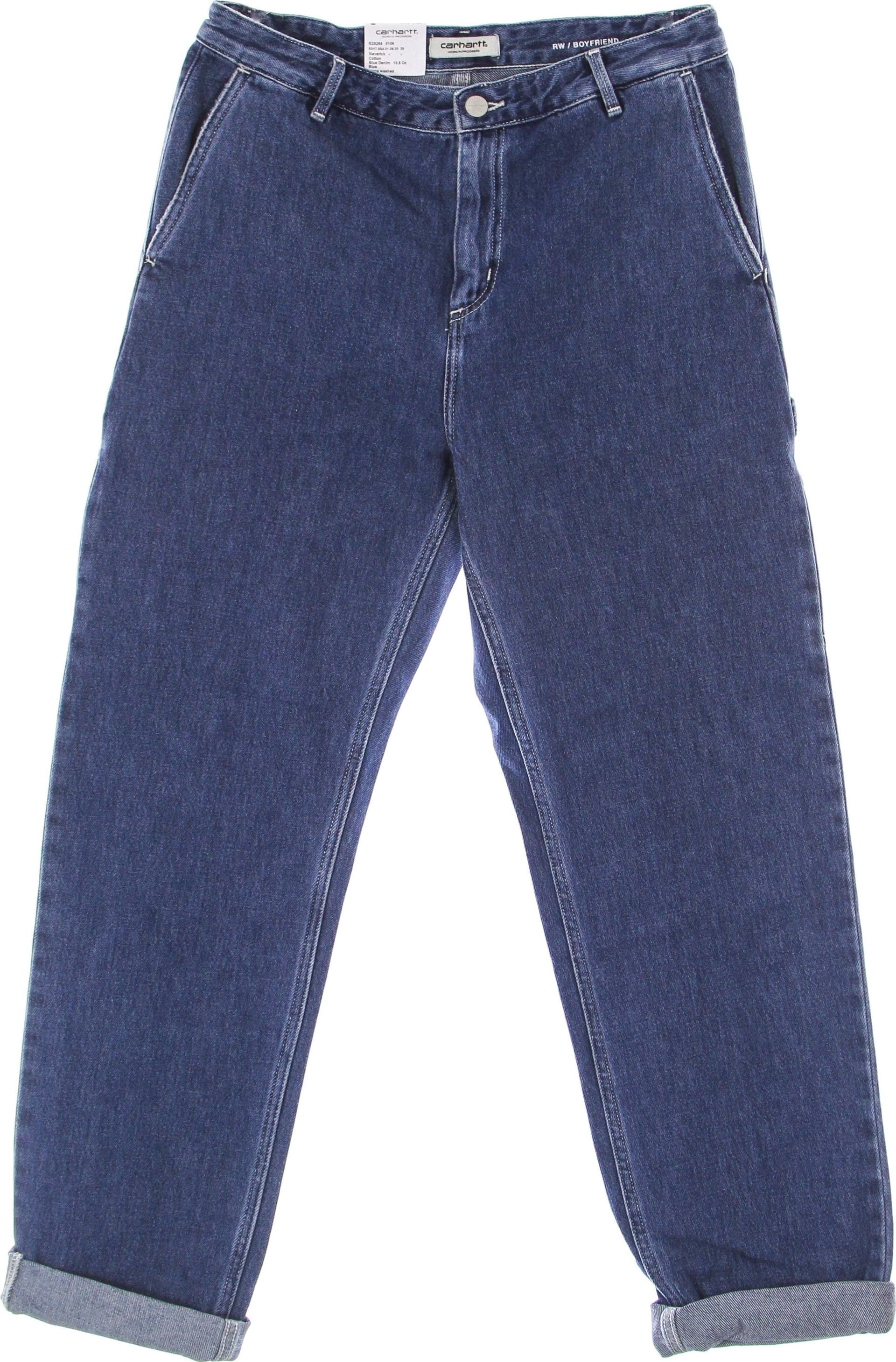 CARHARTT WIP Jeans Donna W Pierce Pant Blue Stone Washed da donna in Jeans Drestige - Casamassima, commercioVirtuoso.it