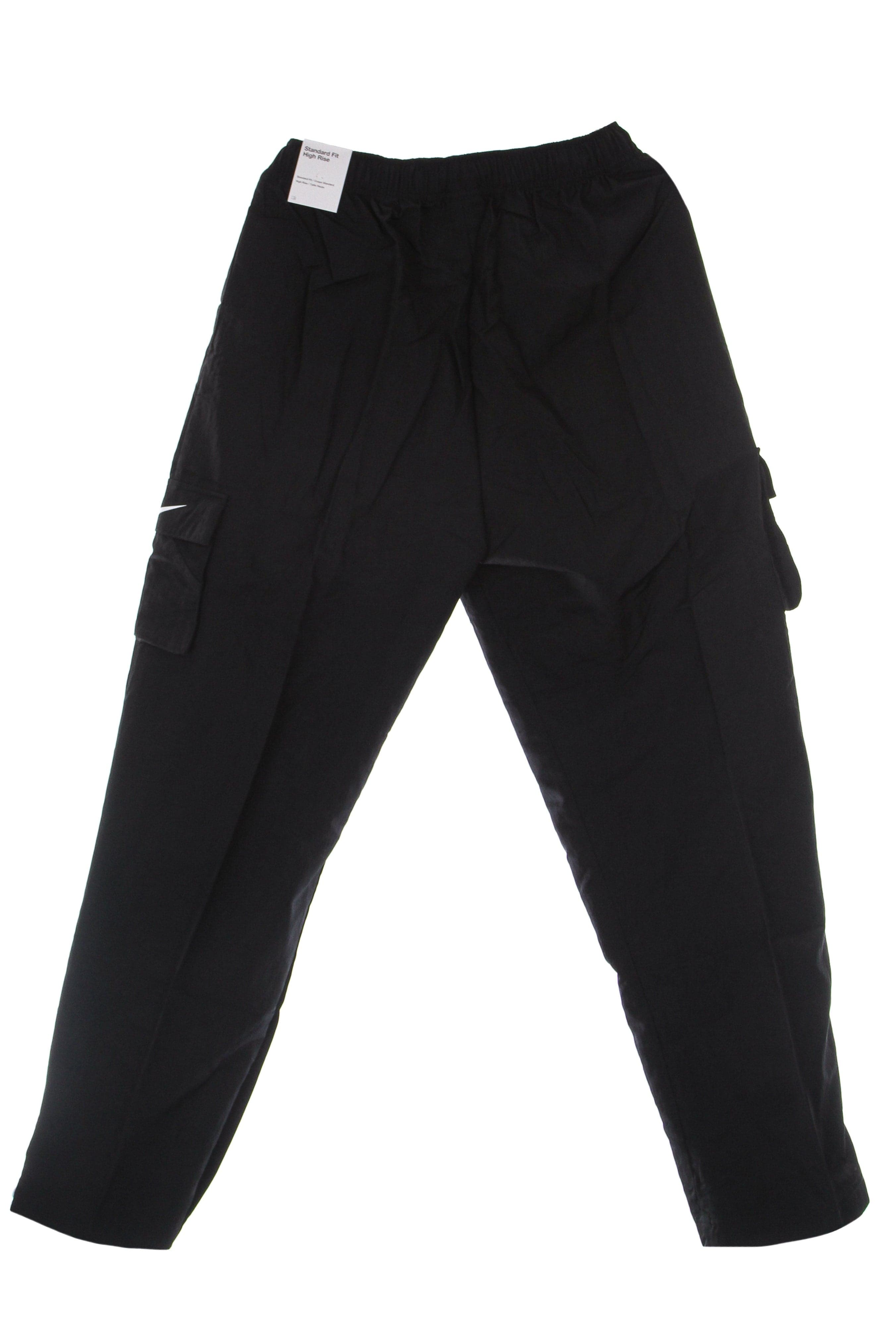 Nike Pantalone Tuta Donna W Sportswear Essential Woven High-rise Pant Cargo Black/white da donna in Pantaloni sportivi Drestige - Casamassima, commercioVirtuoso.it