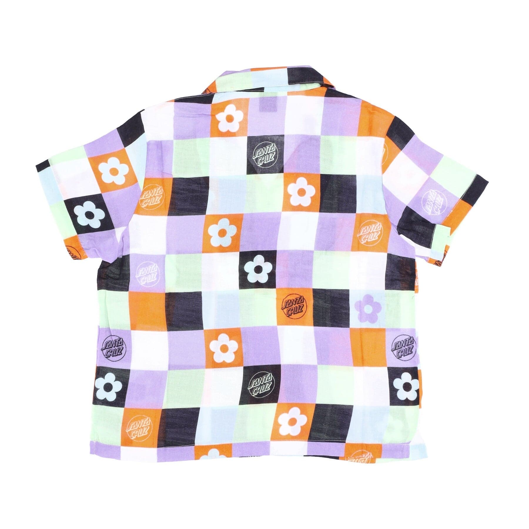 SANTA CRUZ Camicia Manica Corta Donna Patched Up Shirt Patchwork Print da donna in Bluse e camicie Drestige - Casamassima, commercioVirtuoso.it