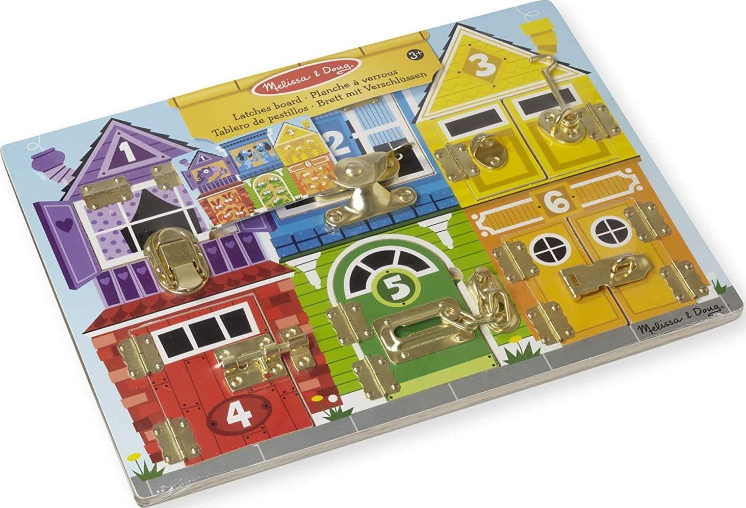 Melissa & Doug - Tavola in legno con serrature e catenacci in Giochi di società Centro Bimbo - Siderno, commercioVirtuoso.it