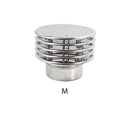 Fumaiolo da 230mm tipo con lamelle inox base tonda innesto M maschio in Fumaioli Aloiserw.com - Altomonte, commercioVirtuoso.it